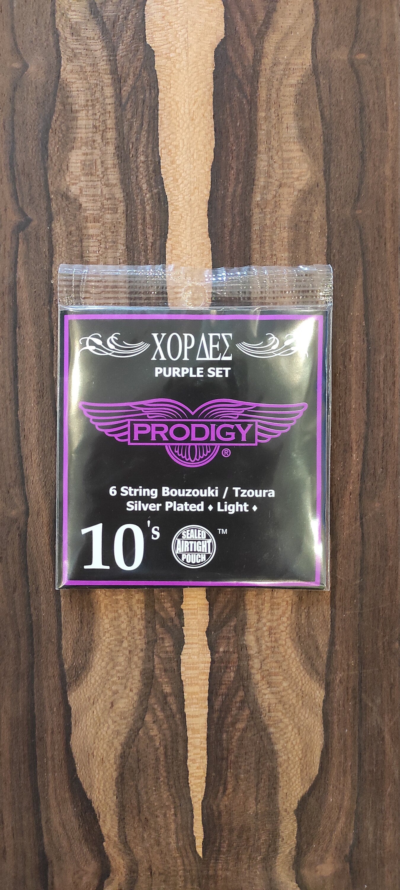 6string Bouzouki / Tzoura Set of Strings ~ Prodigy PURPLE Set ~ 0,10 Set Silver Wounded