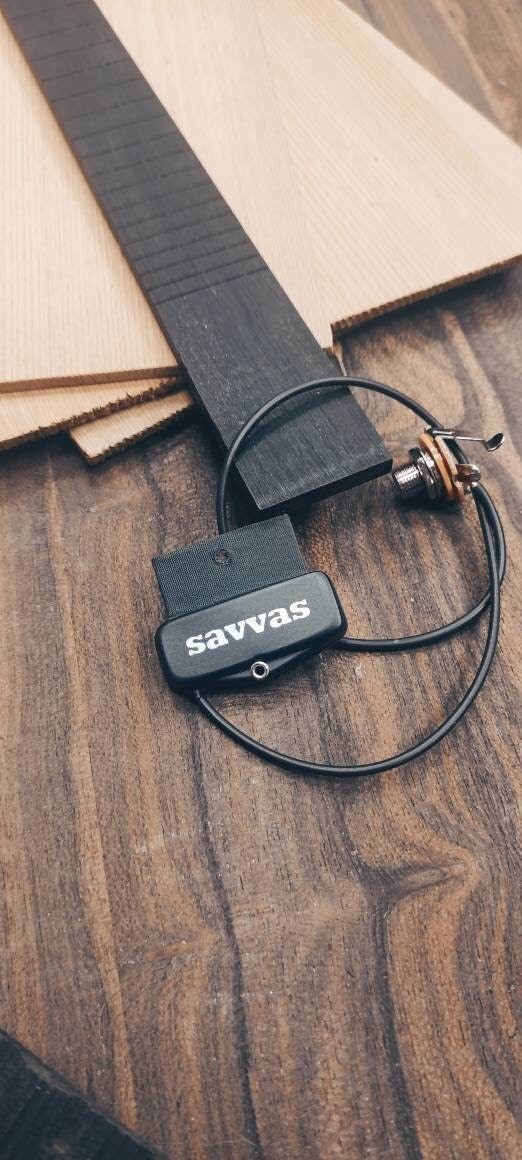 SAVVAS ~ Baglamas Passive Pickup ~ The "Black" model ~ Classic Tone Baglama Pick-up ~