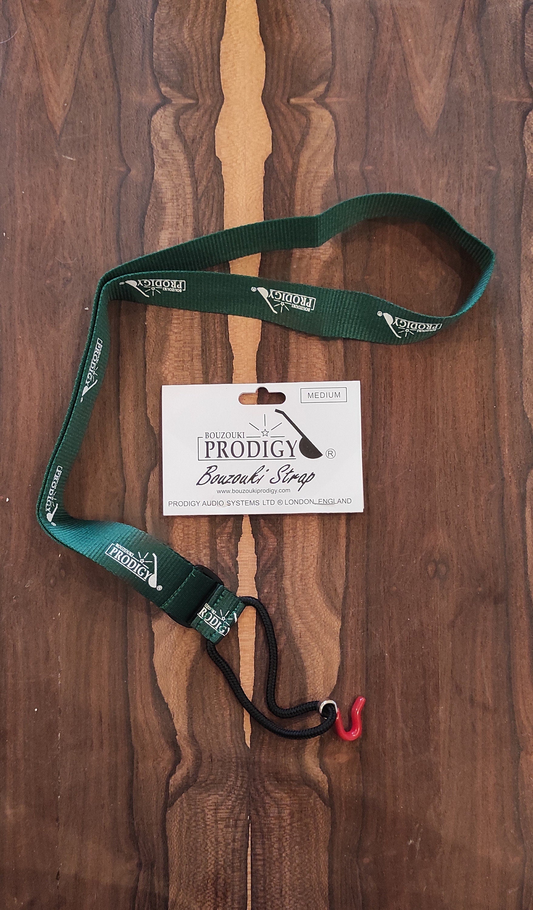 Green MEDIUM Prodigy Bouzouki Strap ~ Prodigy MEDIUM Bouzouki Strap Green ~ Prodigy Straps