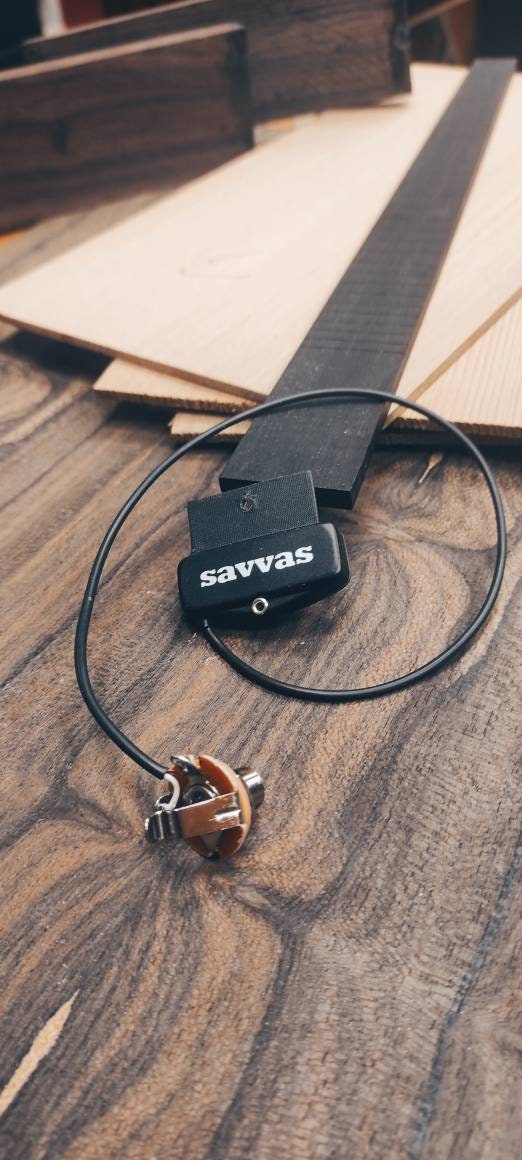 SAVVAS ~ Baglamas Passive Pickup ~ The "Black" model ~ Classic Tone Baglama Pick-up ~