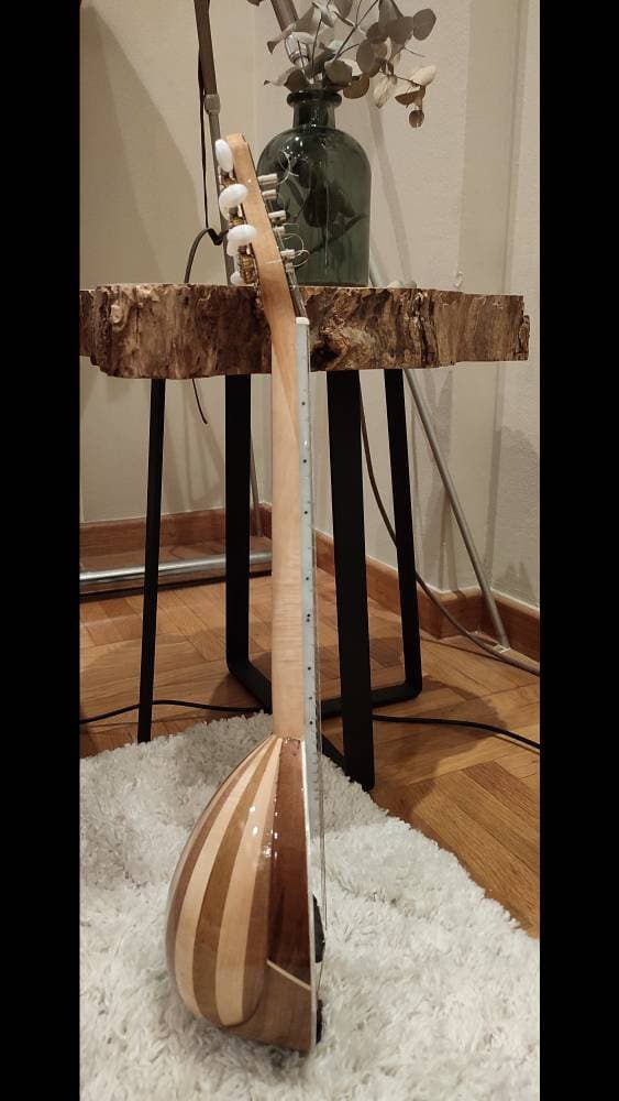 Premium Handmade 6-String Greek Traditional Baglamas for Rebetiko Music Instrument