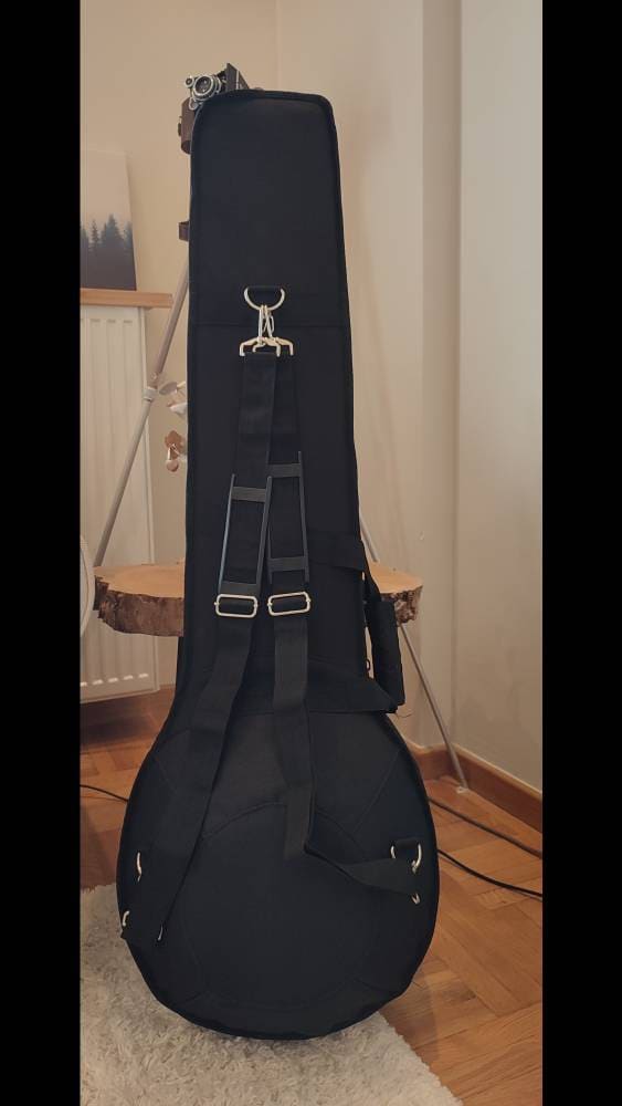 Bouzouki Hard Polyfoam Case - Dolphin - Lightweight & Durable with Double Straps for Easy Carrying