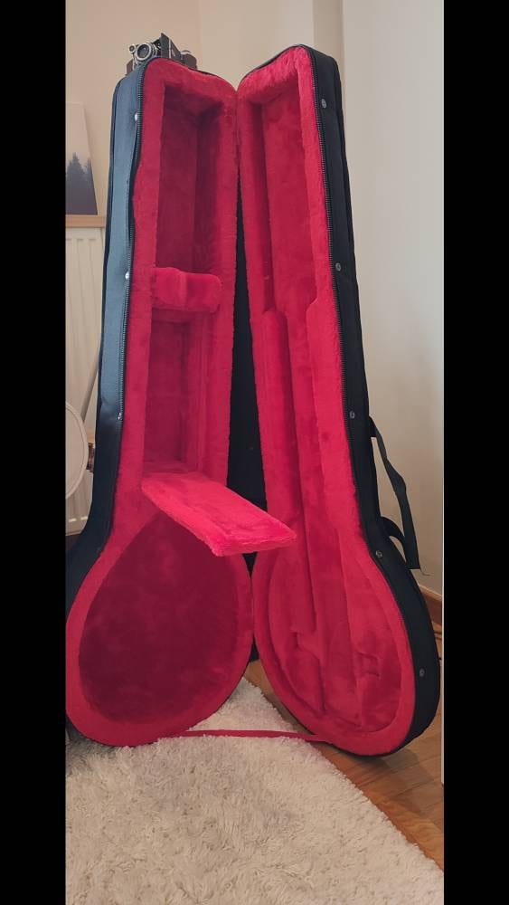 Bouzouki Hard Polyfoam Case - Dolphin - Lightweight & Durable with Double Straps for Easy Carrying