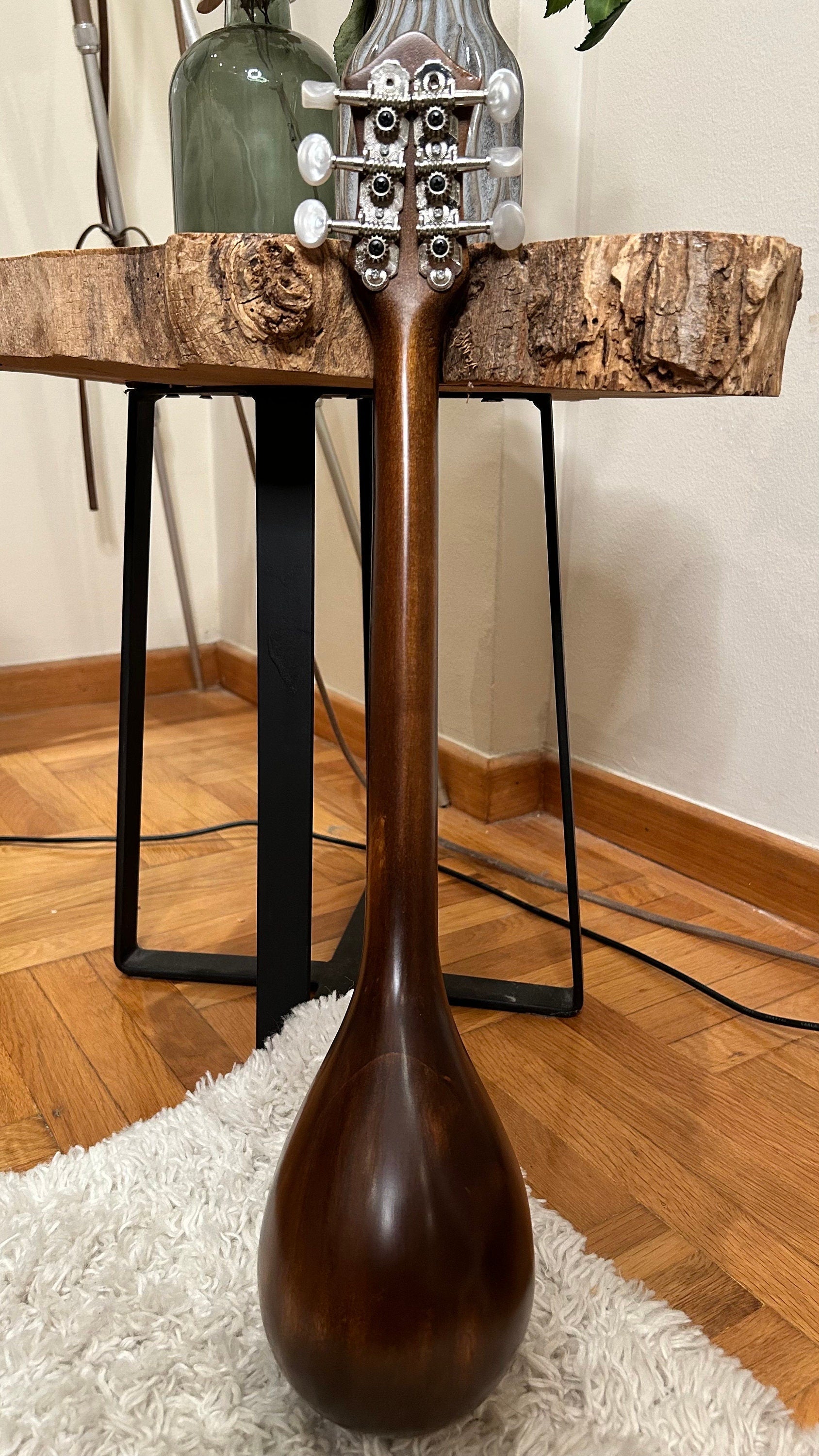 Handmade 6-String Baglamas | Greek Traditional Music Instrument for Rebetiko Music