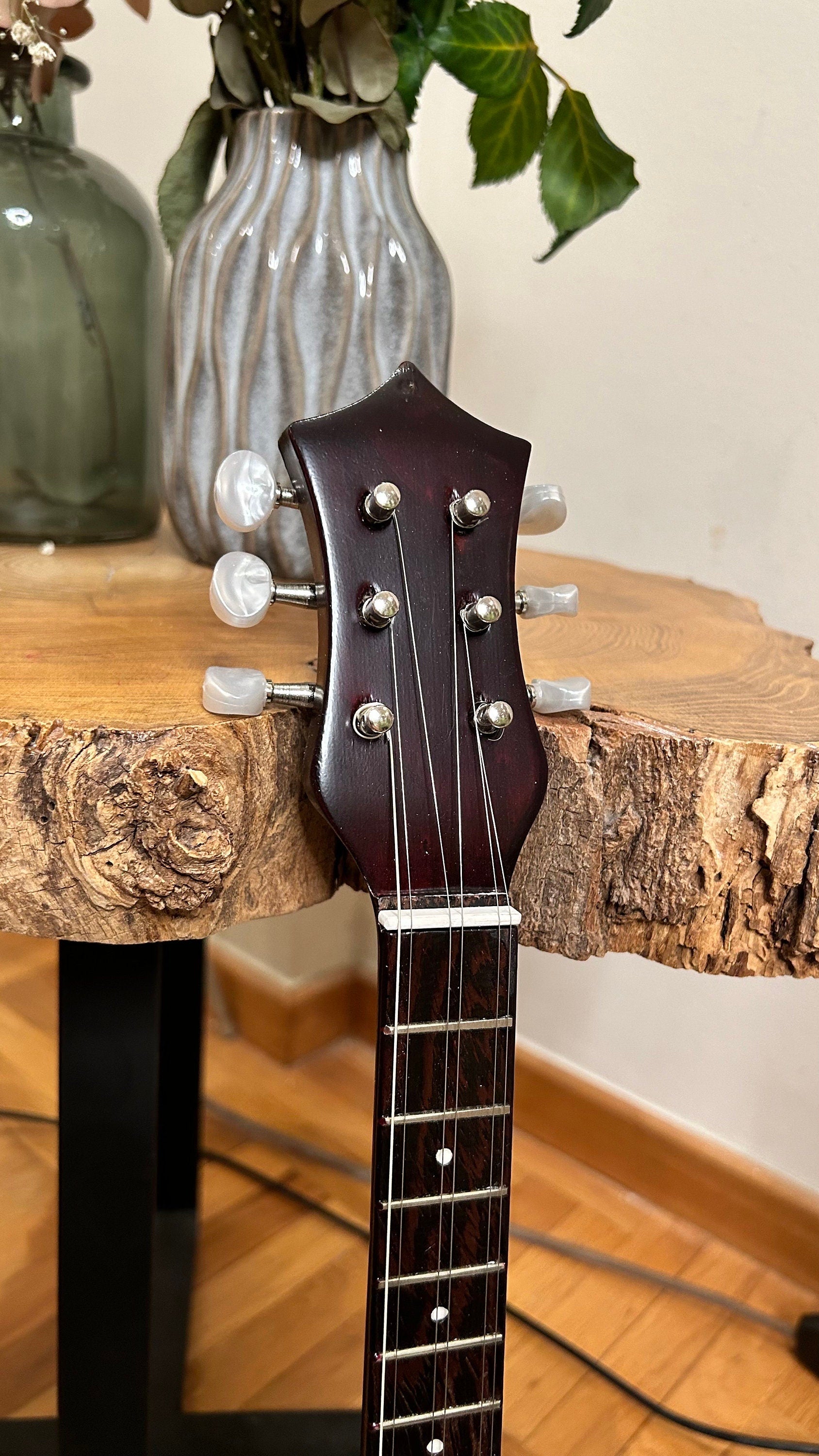 Handmade 6-String Baglamas | Greek Traditional Music Instrument for Rebetiko Music