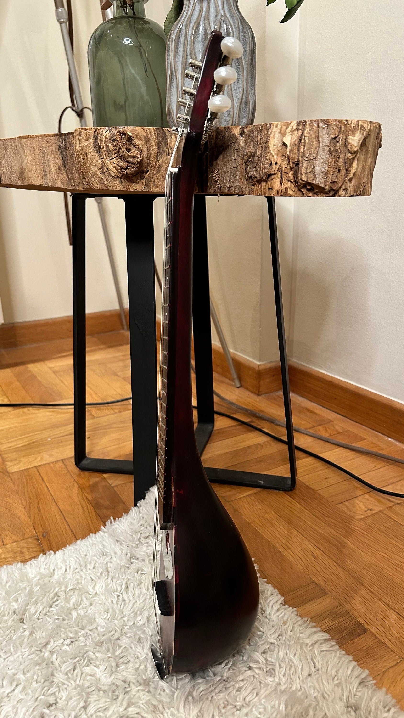 Handmade 6-String Baglamas | Greek Traditional Music Instrument for Rebetiko Music