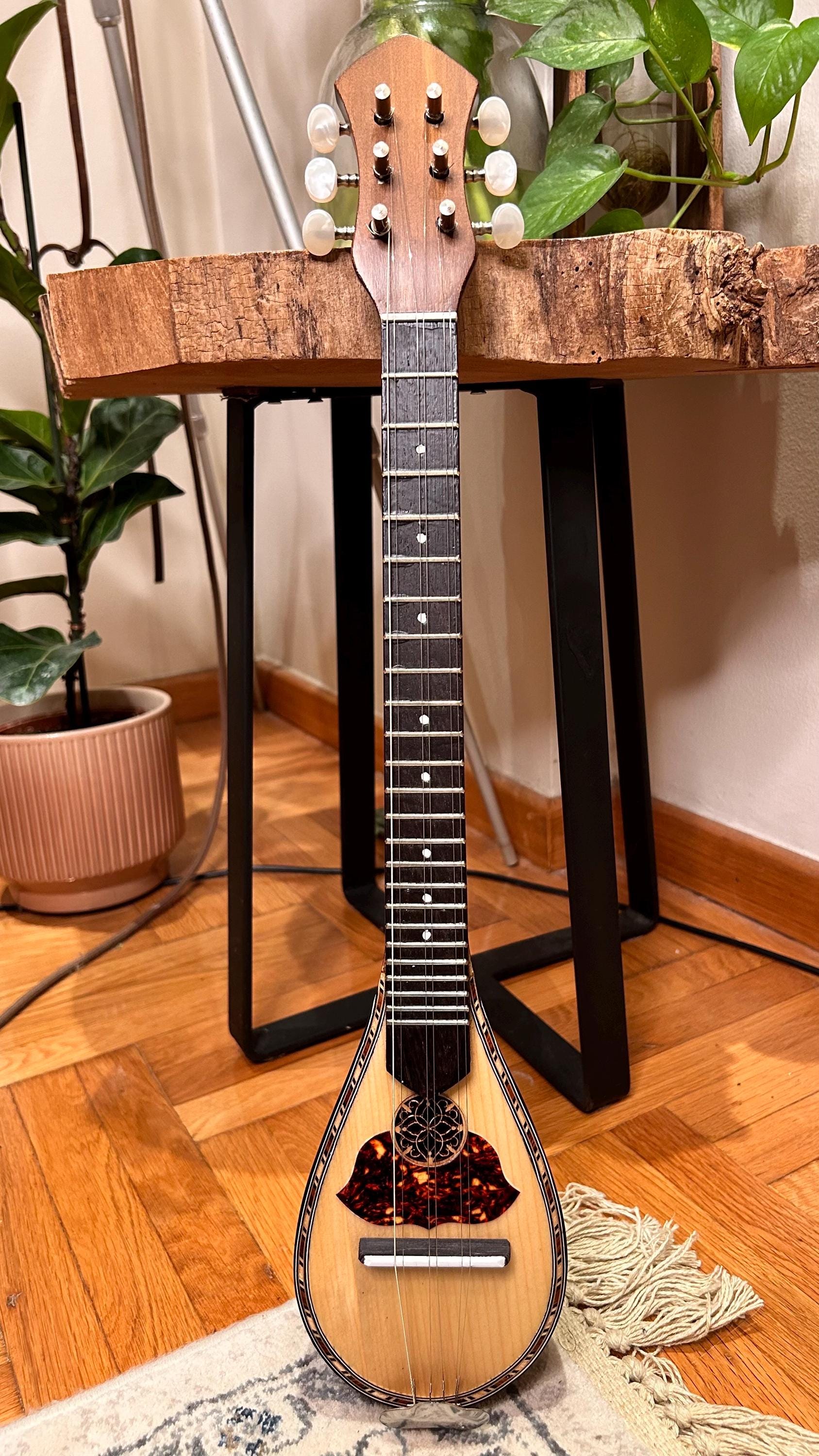 Handmade 6-String Baglamas | Greek Traditional Music Instrument for Rebetiko Music