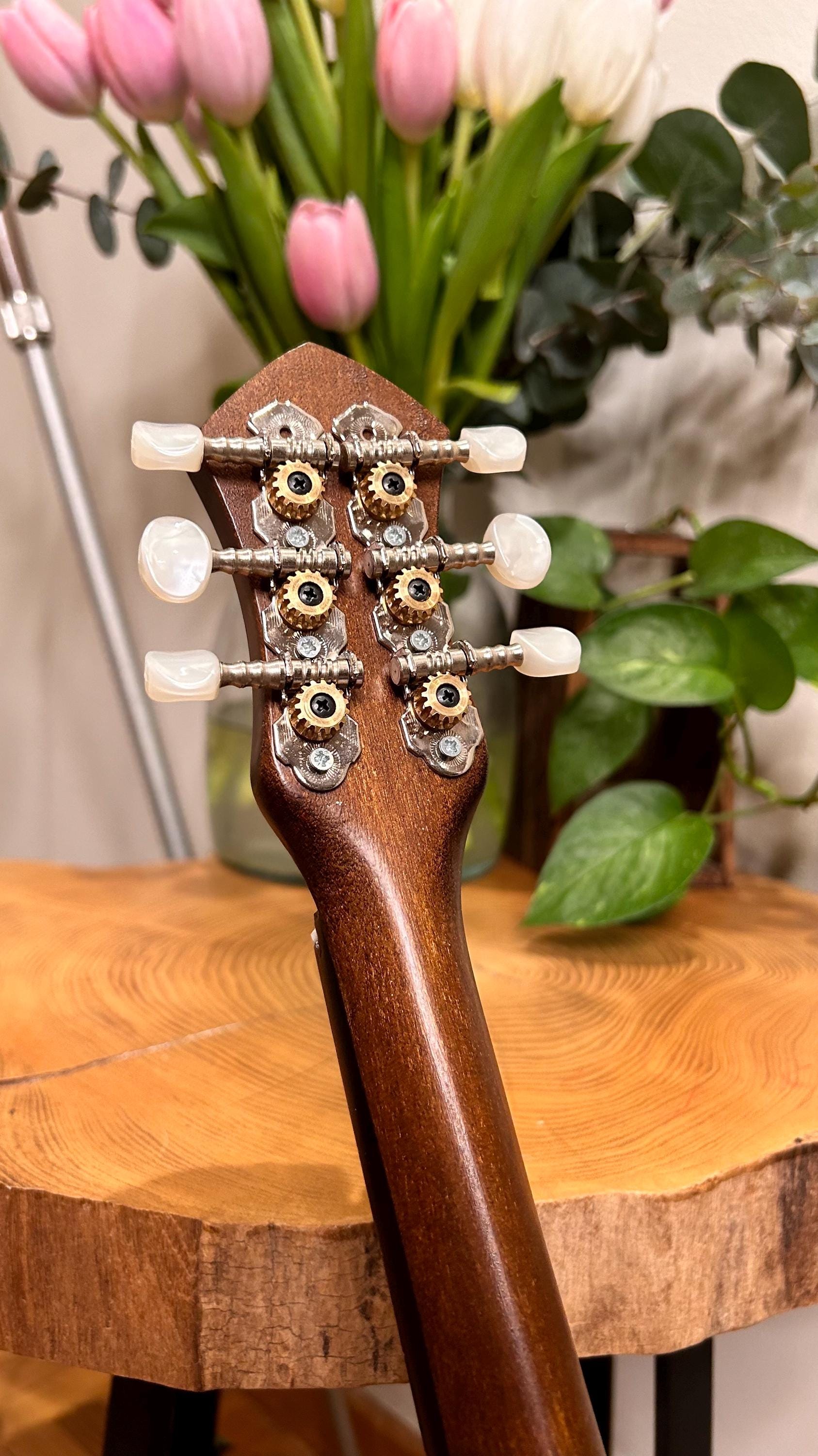 Handmade 6-String Baglamas | Greek Traditional Music Instrument for Rebetiko Music