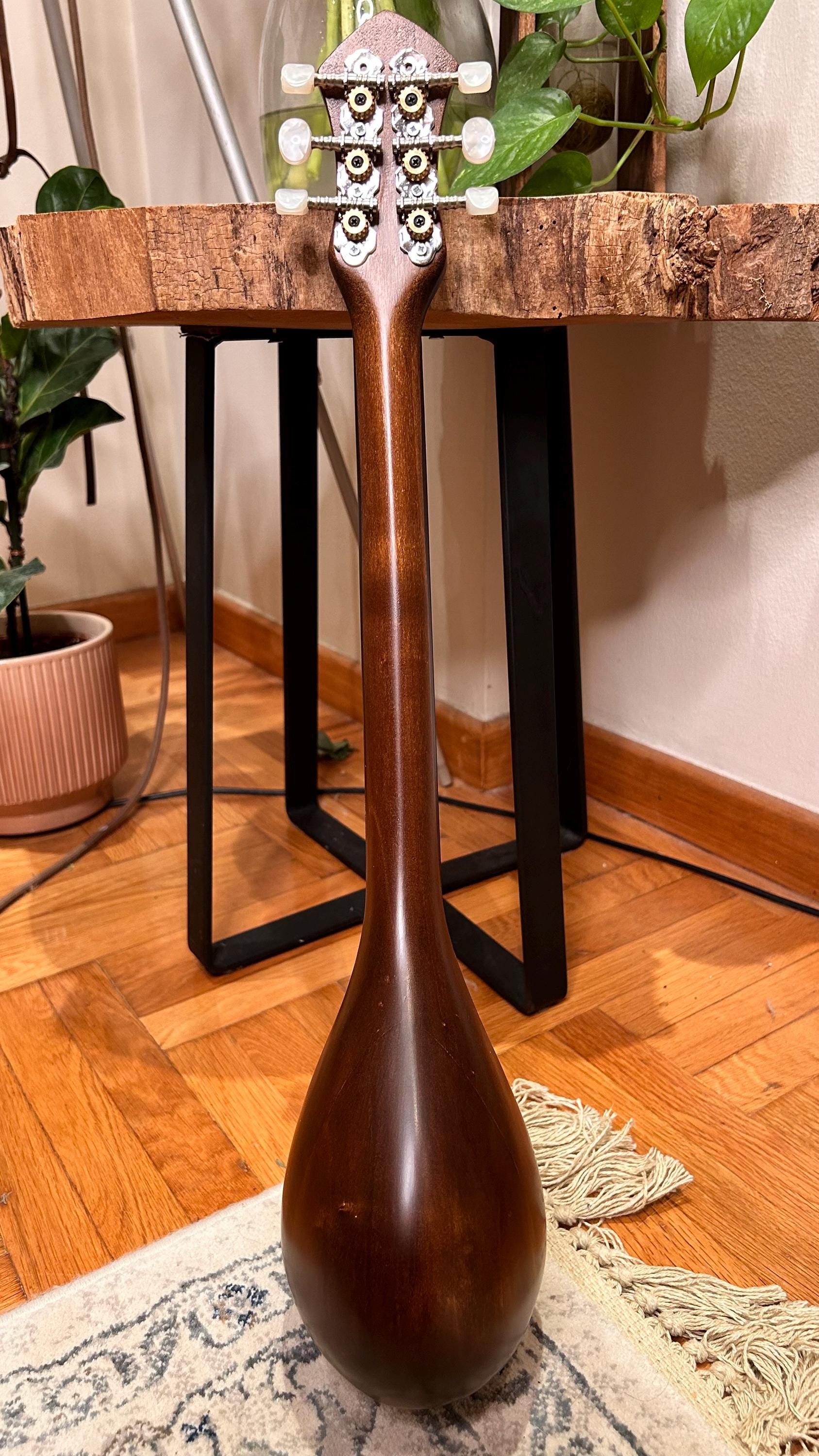 Handmade 6-String Baglamas | Greek Traditional Music Instrument for Rebetiko Music