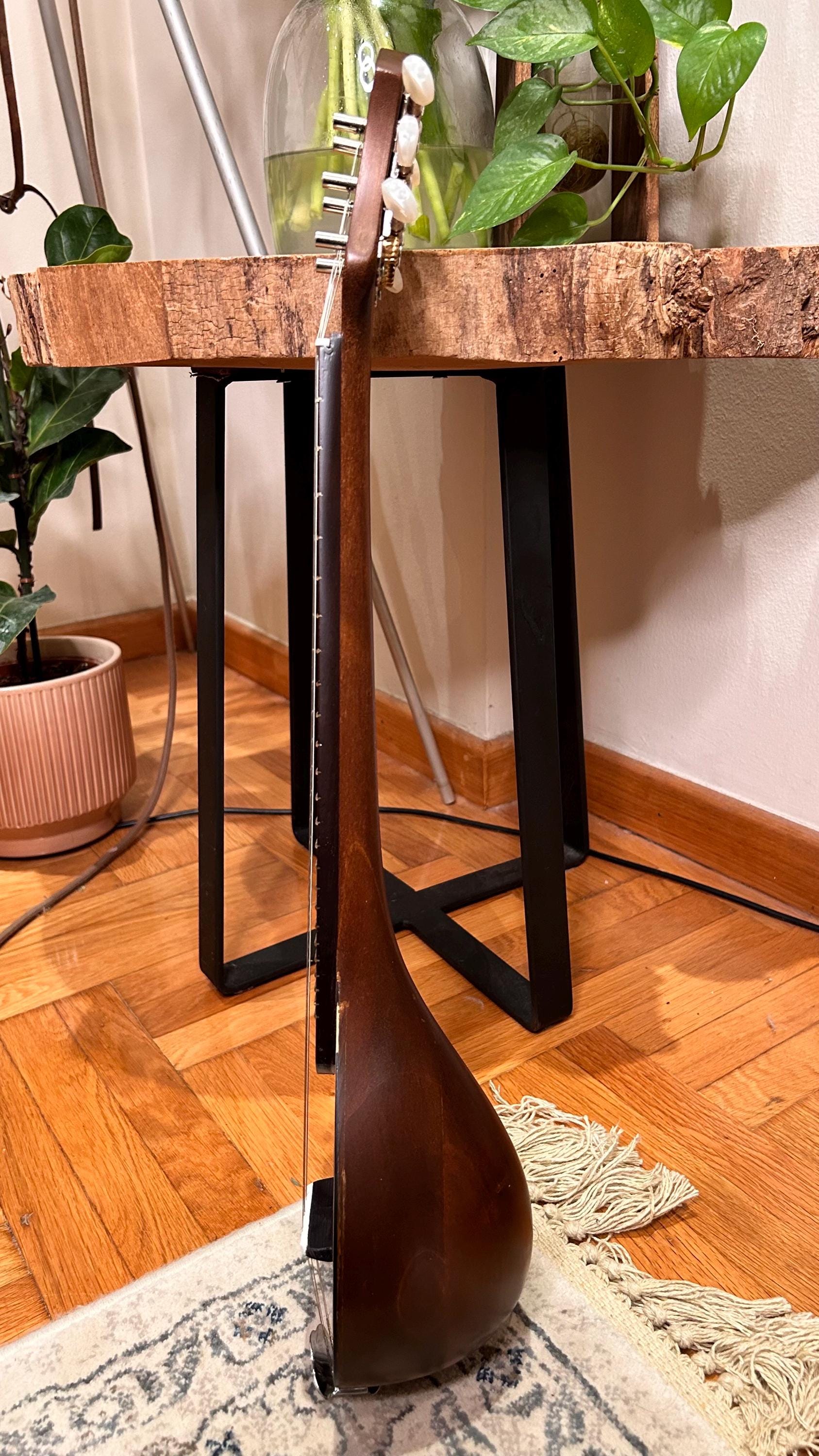 Handmade 6-String Baglamas | Greek Traditional Music Instrument for Rebetiko Music