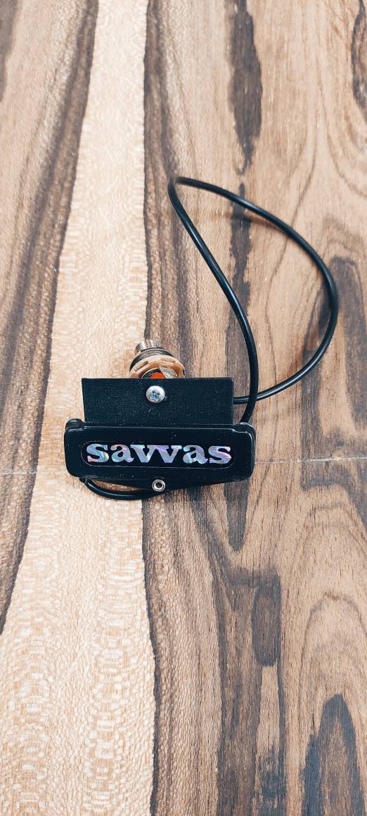 SAVVAS ~ Bouzouki Passive Pickup ~ The "Chiotikos - Black" model ~ Rebetiko Classic Tone 6string & 8String Bouzouki Pick-up ~