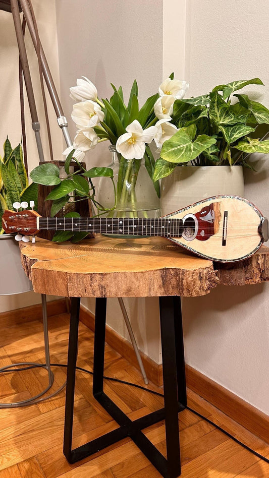 Professional Baglamas ~ [Handmade Custom Professional Baglamas] Greek traditional Music Instrument ~ 6string Baglamas ~ Rebetiko music ~