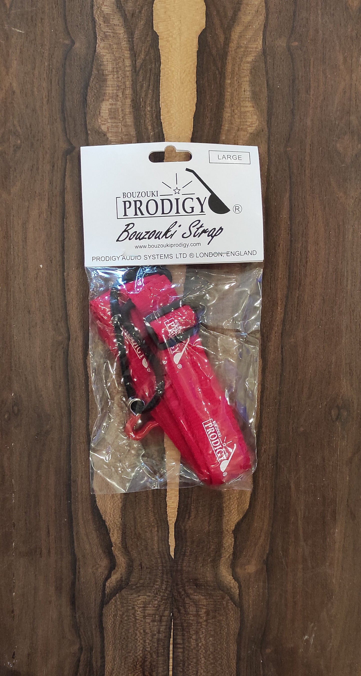 Red LARGE Prodigy Bouzouki Strap ~ Prodigy LARGE Bouzouki Strap Red ~ Prodigy Straps