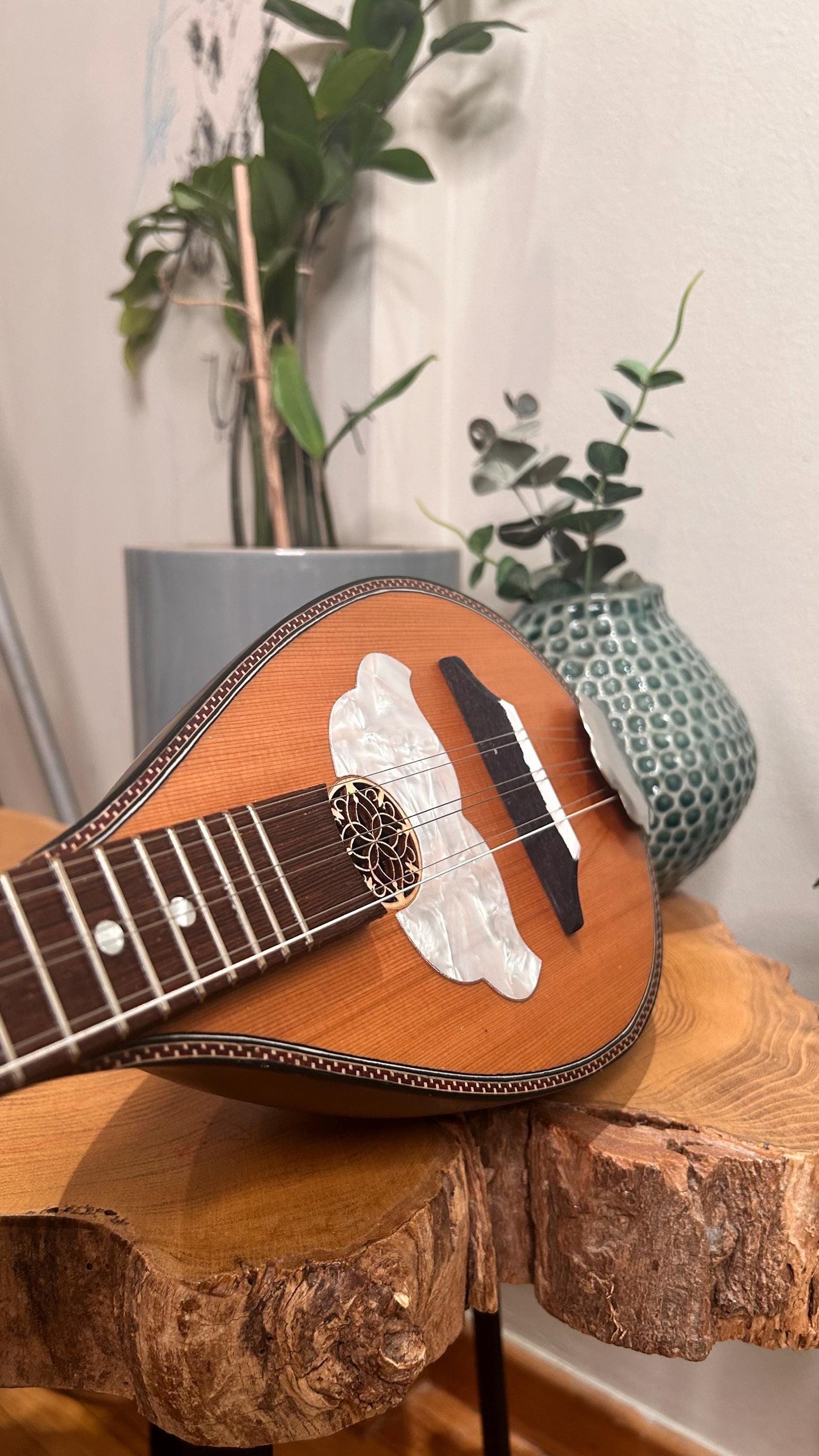 Tzouras ~ Greek traditional Music Instrument [ Handmade Tzouras ] ~ 6string Tzouras ~ Rebetiko music instrument ~