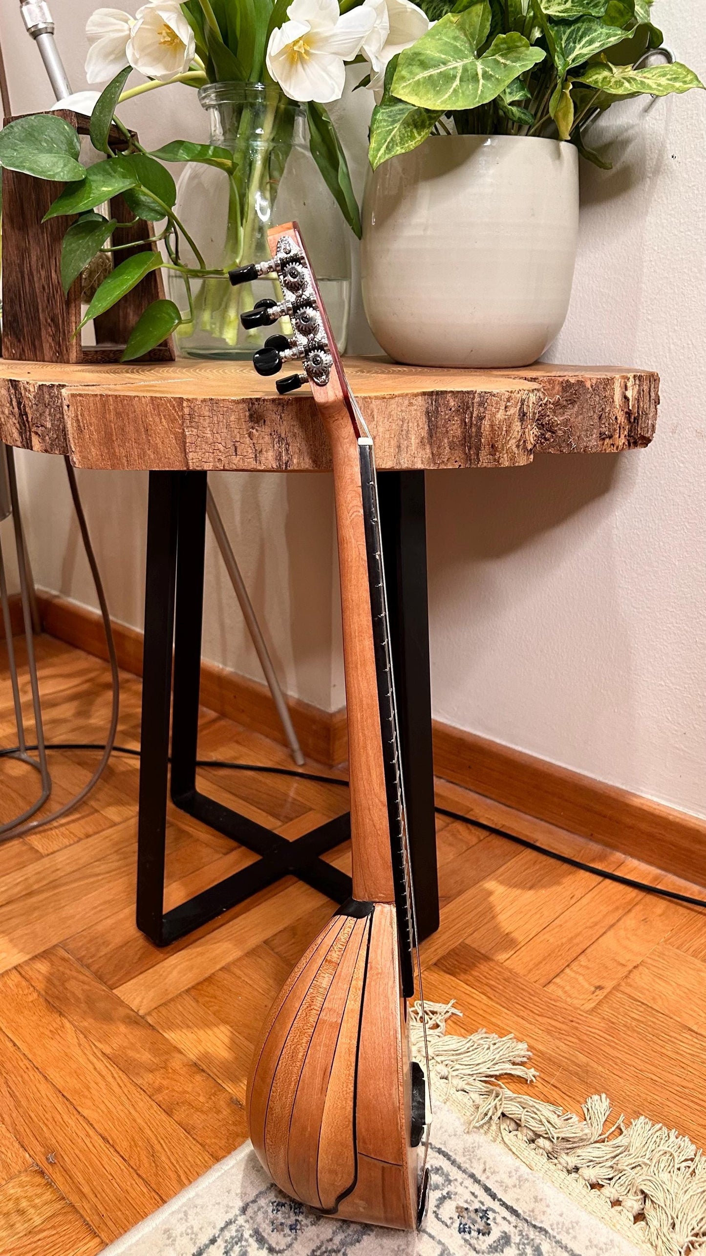 Professional Baglamas ~ [Handmade Custom Professional Baglamas] Greek traditional Music Instrument ~ 6string Baglamas ~ Rebetiko music ~