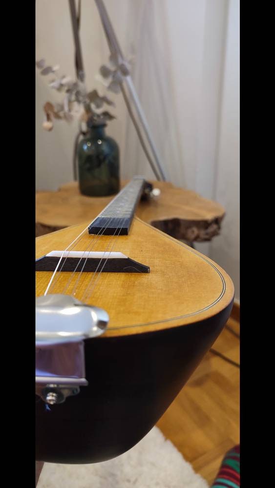 Custom Tzouras , Bulgari lookalike / Side Soundhole ~ Greek traditional Music Instrument [ Handmade Tzouras ] ~ Rebetiko music instrument ~