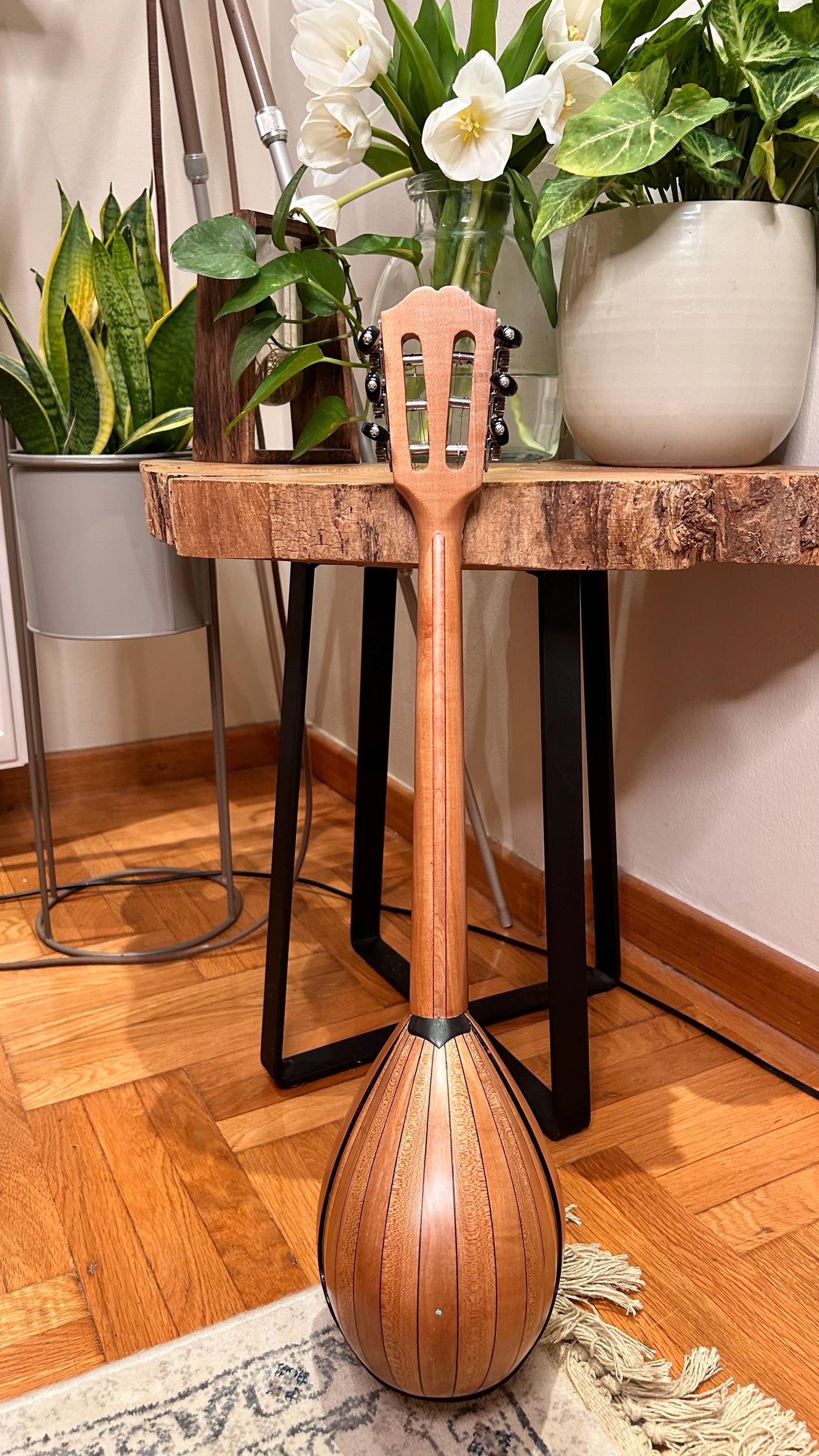 Professional Baglamas ~ [Handmade Custom Professional Baglamas] Greek traditional Music Instrument ~ 6string Baglamas ~ Rebetiko music ~