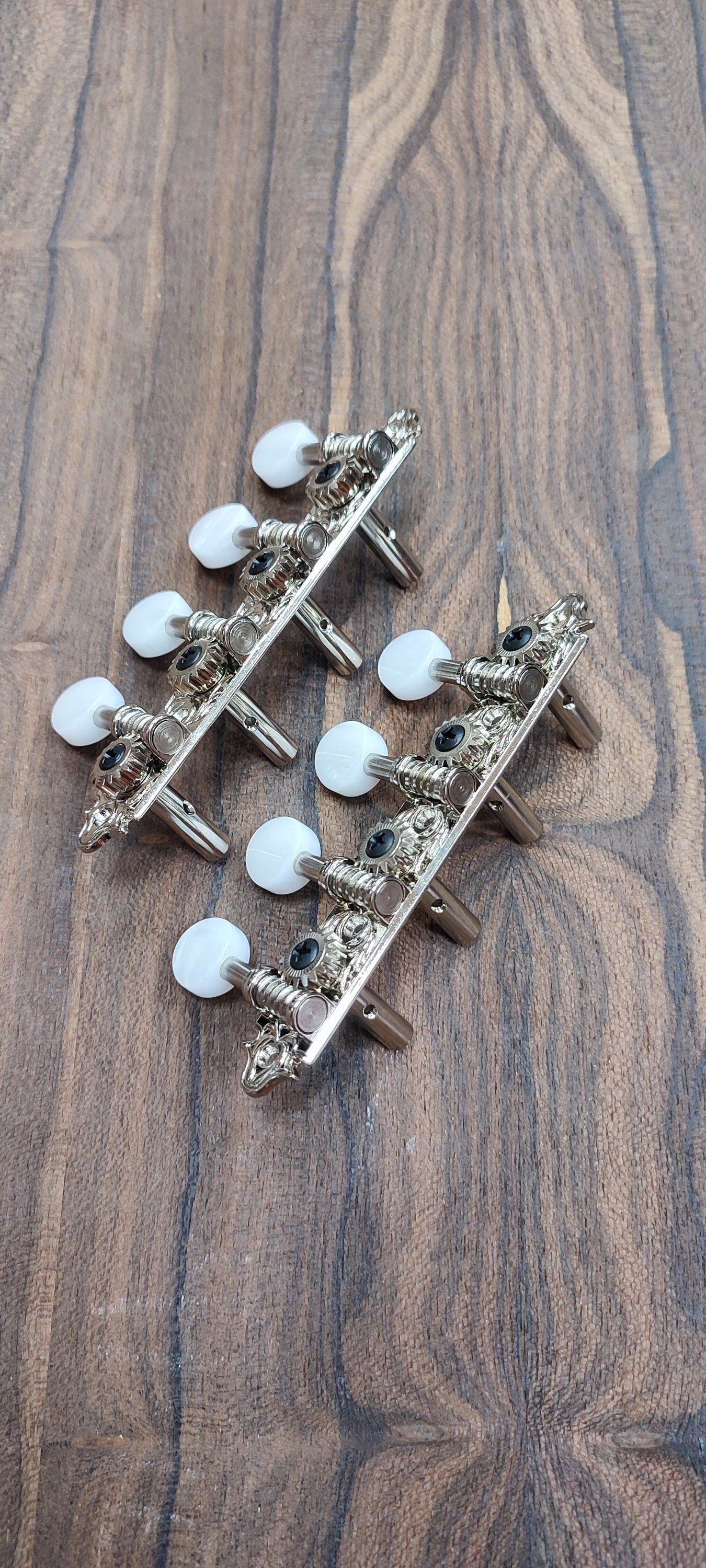Bouzouki machine heads ~ Professional 8string Bouzouki tuners ~ Nickel Colour & White Pearl Button