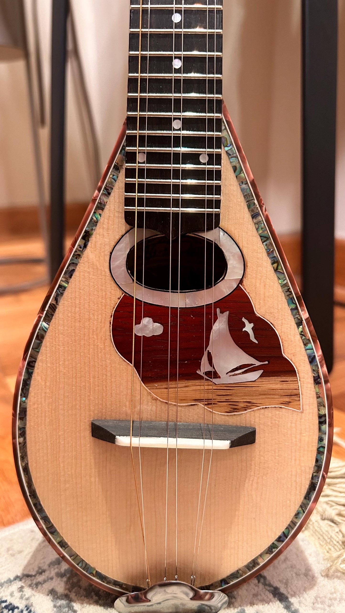 Professional Baglamas ~ [Handmade Custom Professional Baglamas] Greek traditional Music Instrument ~ 6string Baglamas ~ Rebetiko music ~