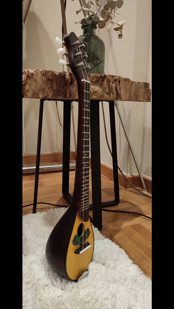Handmade 6-String Baglamas | Greek Traditional Music Instrument for Rebetiko Music