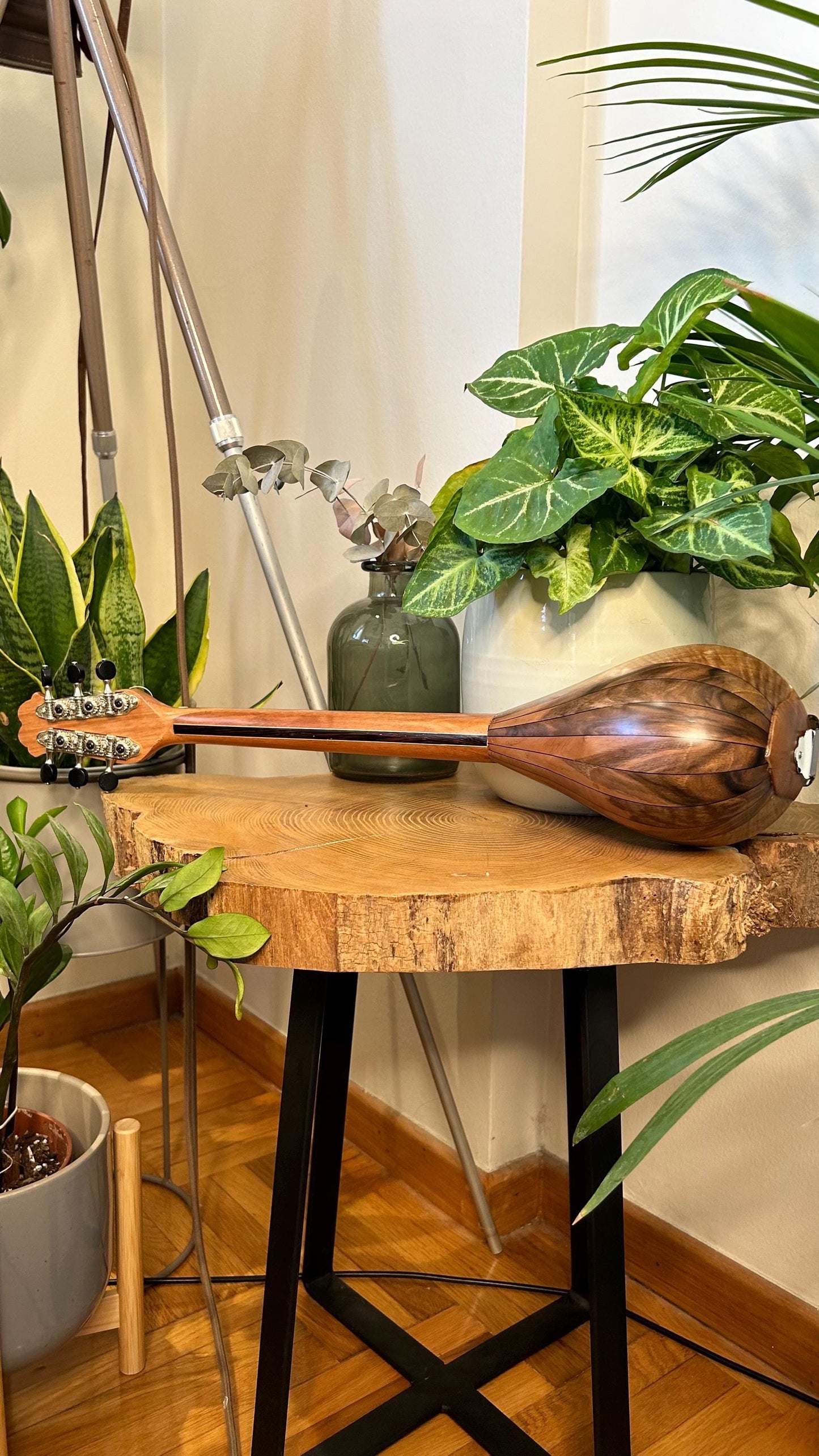 Professional Baglamas ~ [Handmade Custom Professional Baglamas] Greek traditional Music Instrument ~ 6string Baglamas ~ Rebetiko music ~