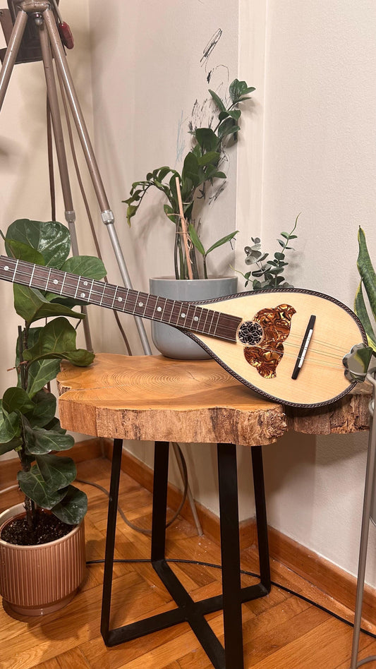 Tzouras ~ Greek traditional Music Instrument [ Handmade Tzouras ] ~ 6string Tzouras ~ Rebetiko music instrument ~