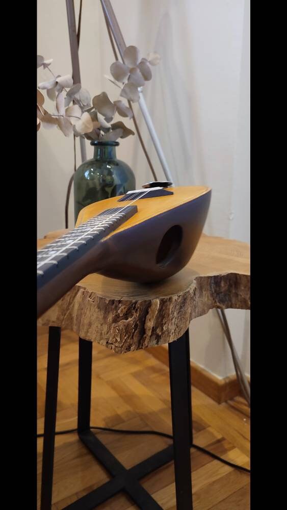Custom Tzouras , Bulgari lookalike / Side Soundhole ~ Greek traditional Music Instrument [ Handmade Tzouras ] ~ Rebetiko music instrument ~