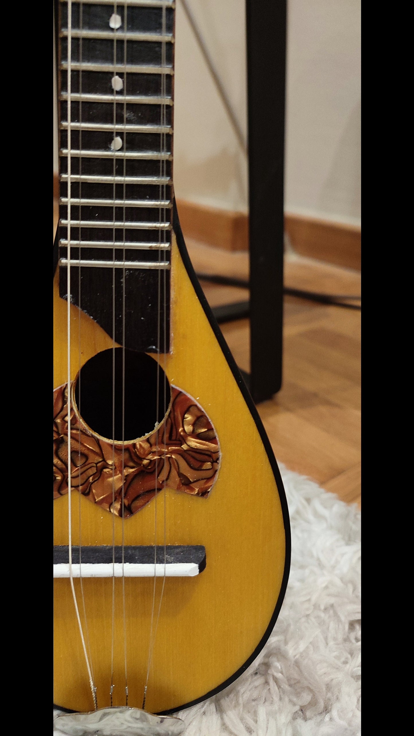 Handmade 6-String Baglamas | Greek Traditional Music Instrument for Rebetiko Music