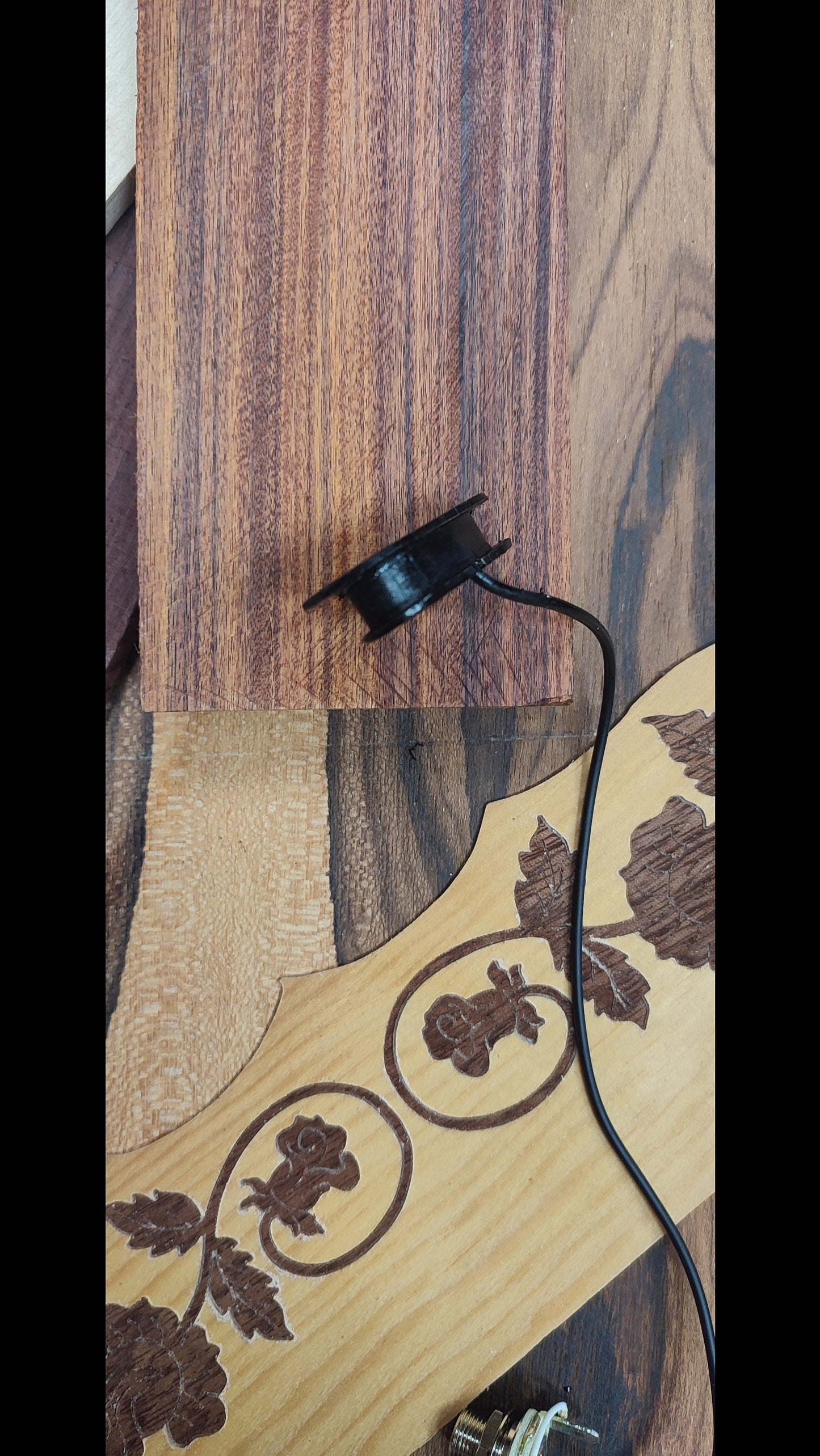 TAP ~ Baglamas Passive Pickup ~ The "BP-H" model ~ Single Coil Classic Baglama Pick-up ~