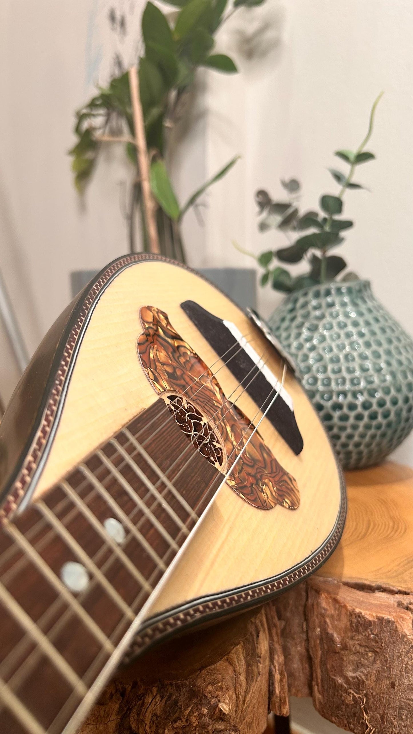 Tzouras ~ Greek traditional Music Instrument [ Handmade Tzouras ] ~ 6string Tzouras ~ Rebetiko music instrument ~