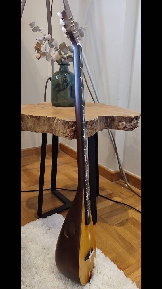 Custom Tzouras , Bulgari lookalike / Side Soundhole ~ Greek traditional Music Instrument [ Handmade Tzouras ] ~ Rebetiko music instrument ~