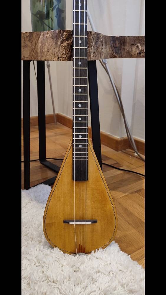 Custom Tzouras , Bulgari lookalike / Side Soundhole ~ Greek traditional Music Instrument [ Handmade Tzouras ] ~ Rebetiko music instrument ~