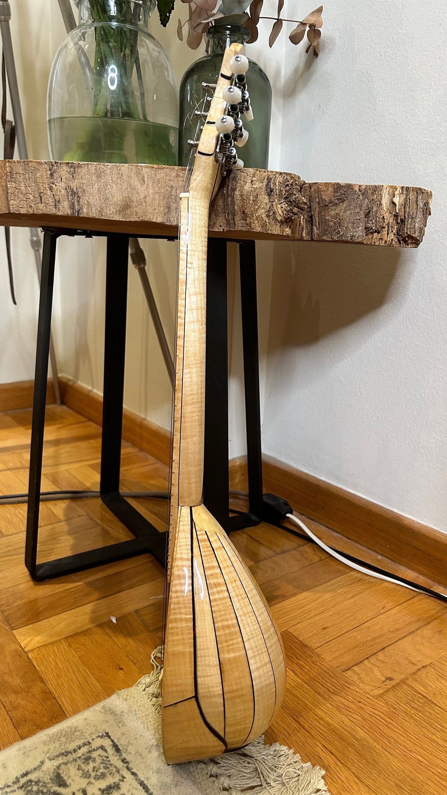 Professional Baglamas ~ [Handmade Custom Professional Baglamas] Greek traditional Music Instrument ~ 6string Baglamas ~ Rebetiko music ~