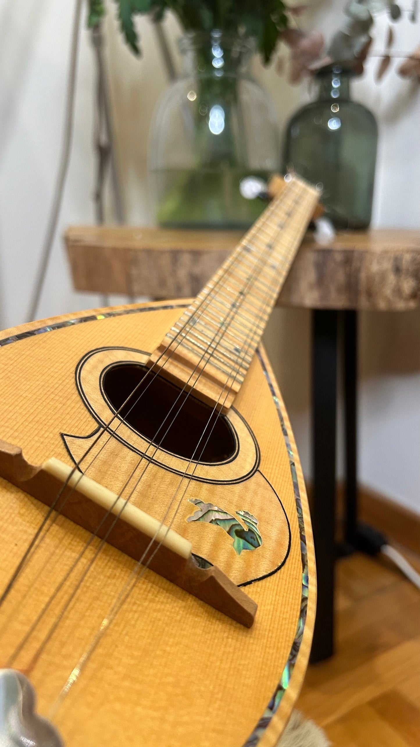 Professional Baglamas ~ [Handmade Custom Professional Baglamas] Greek traditional Music Instrument ~ 6string Baglamas ~ Rebetiko music ~