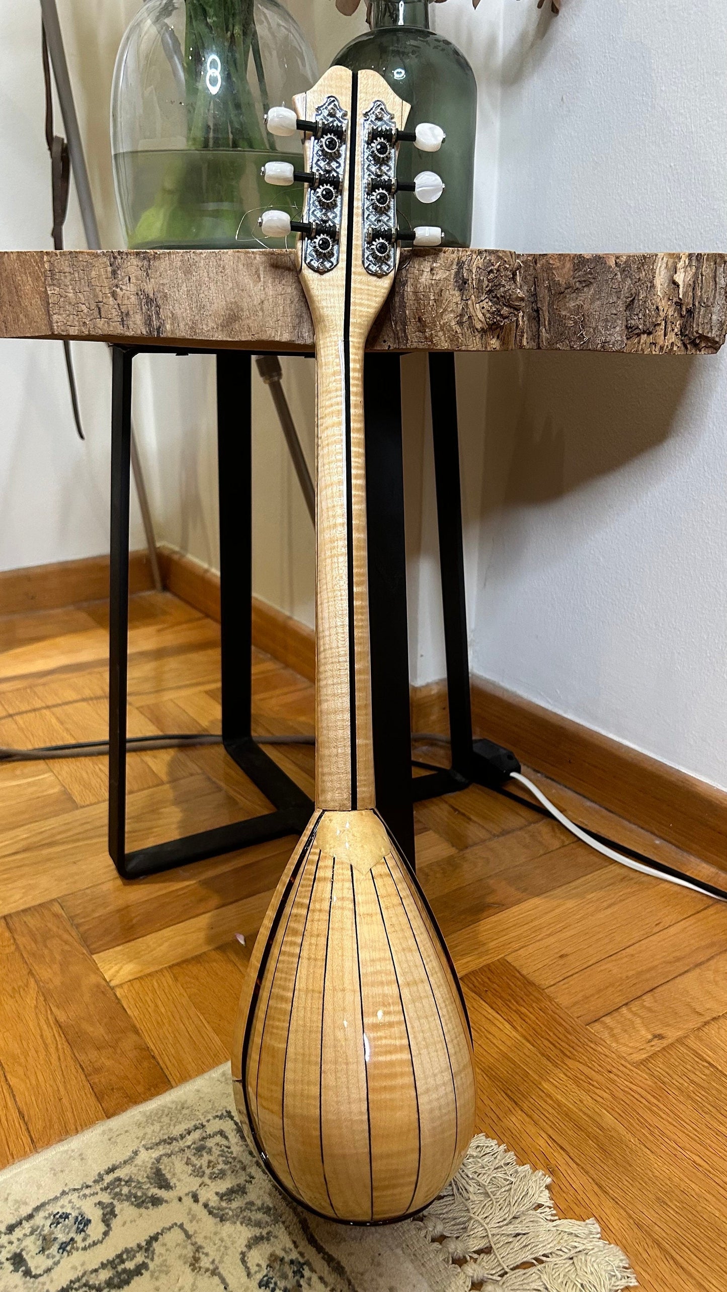 Professional Baglamas ~ [Handmade Custom Professional Baglamas] Greek traditional Music Instrument ~ 6string Baglamas ~ Rebetiko music ~