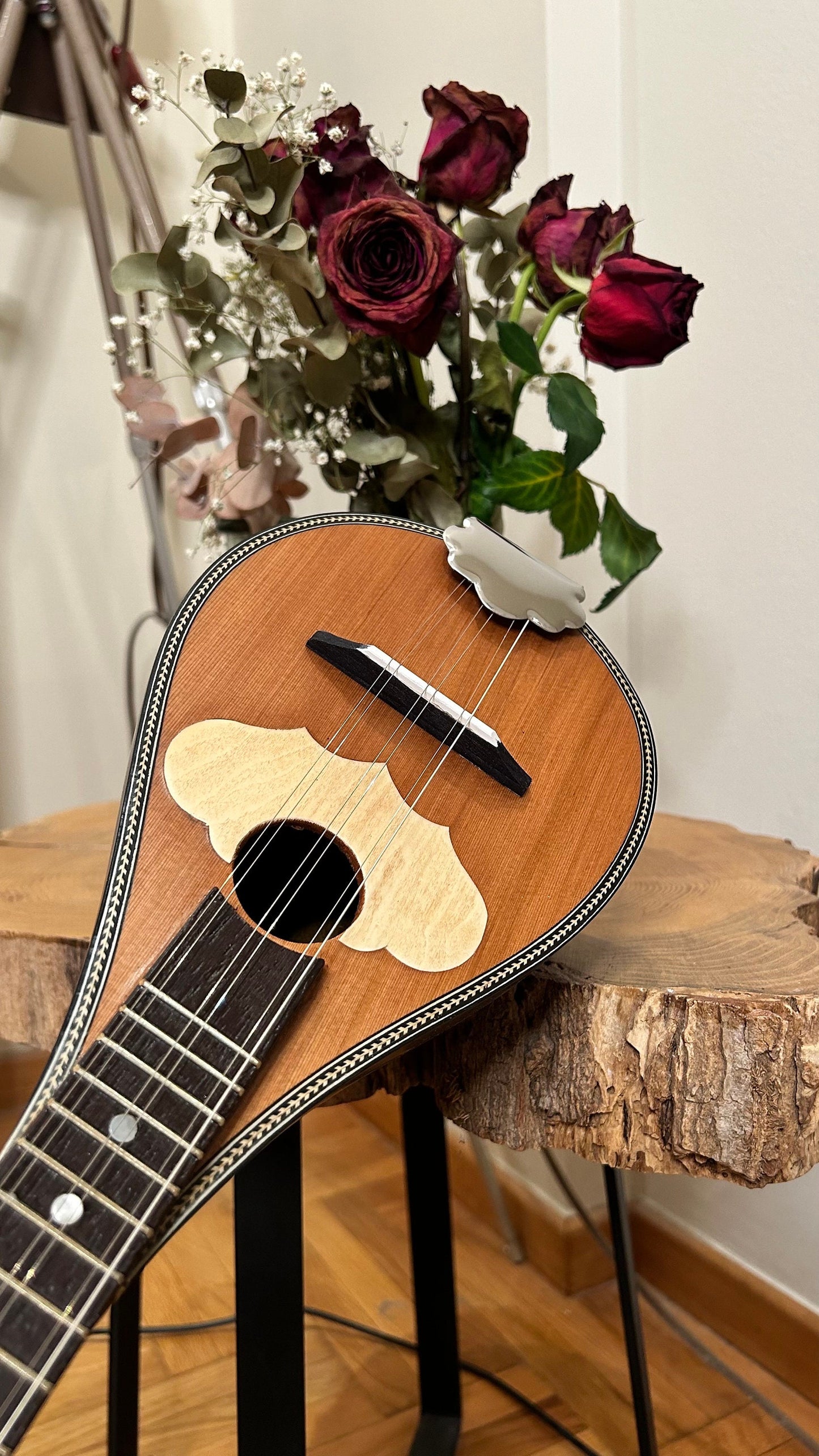Tzouras ~ Greek traditional Music Instrument [ Handmade Tzouras ] ~ 6string Tzouras ~ Rebetiko music instrument ~