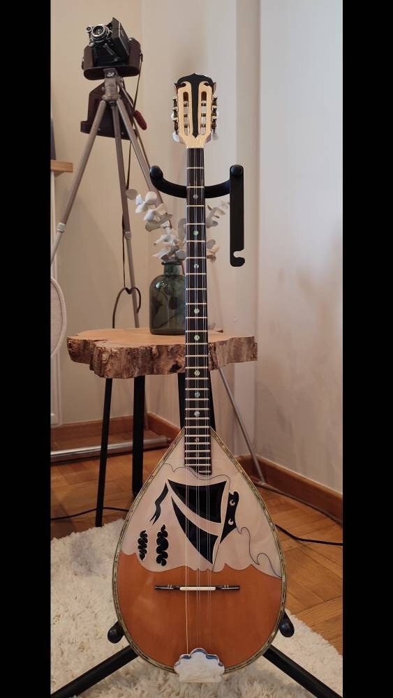 Professional Custom Tzouras ~ Greek traditional 6string Tzouras [ Handmade Tzouras ] ~ Rebetiko music instrument ~