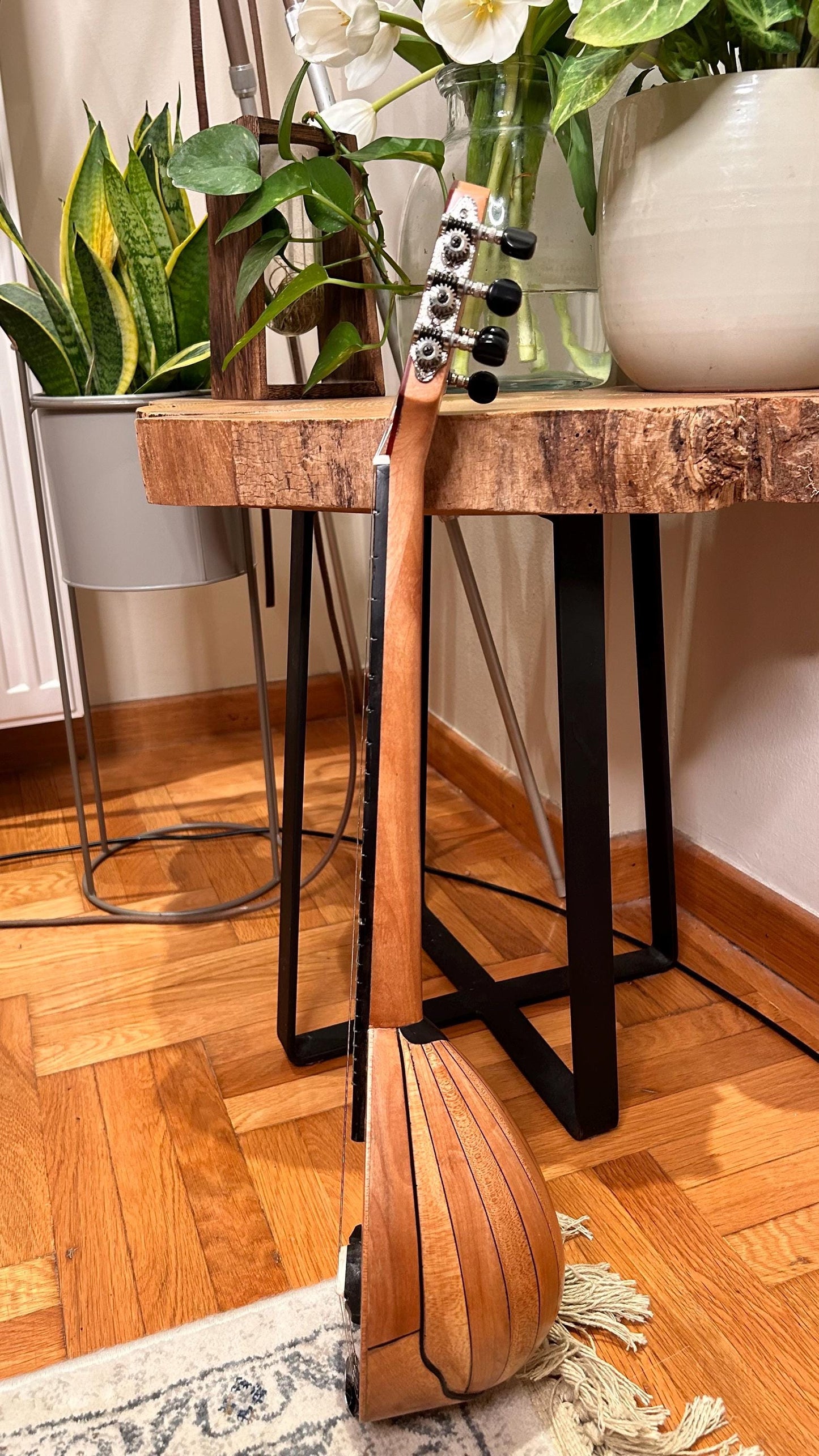 Professional Baglamas ~ [Handmade Custom Professional Baglamas] Greek traditional Music Instrument ~ 6string Baglamas ~ Rebetiko music ~