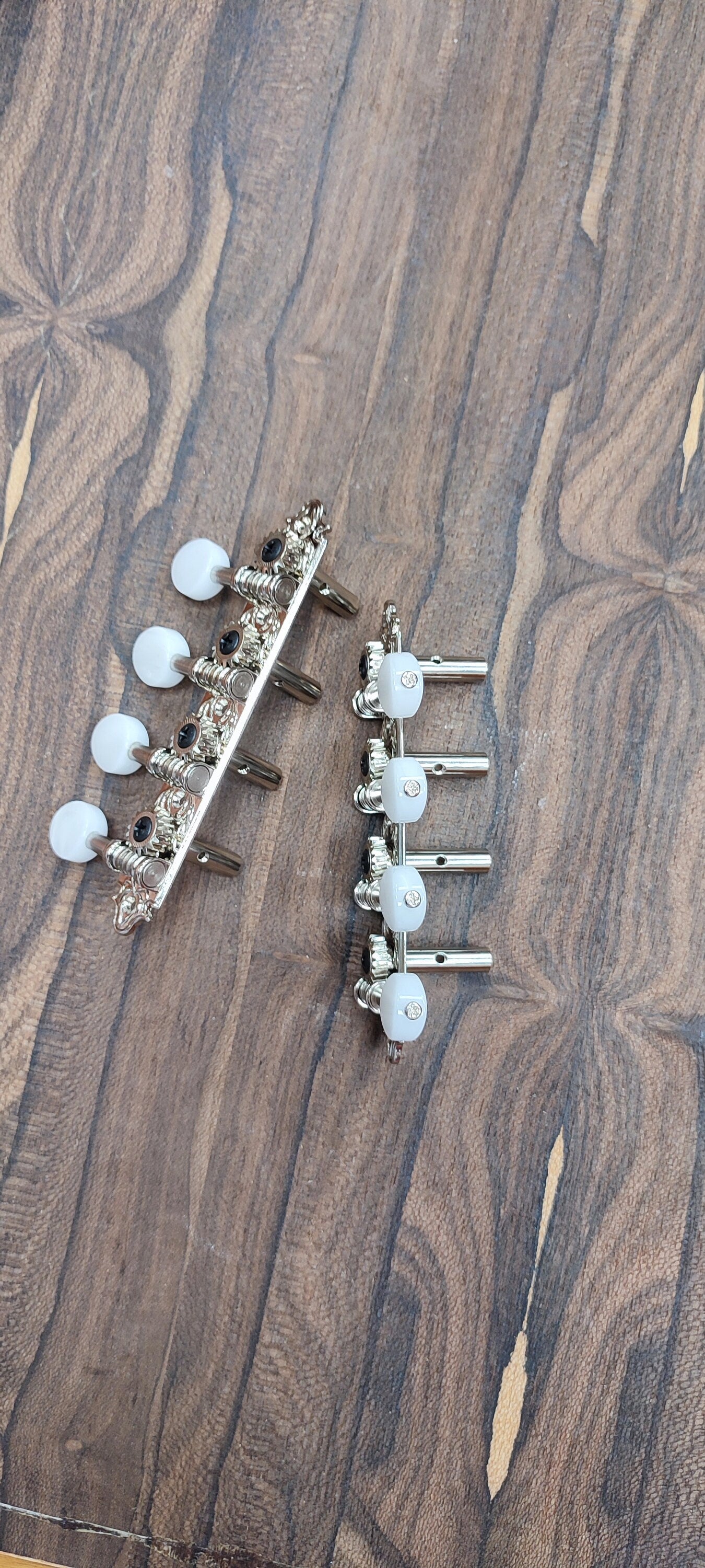 Bouzouki machine heads ~ Professional 8string Bouzouki tuners ~ Nickel Colour & White Pearl Button