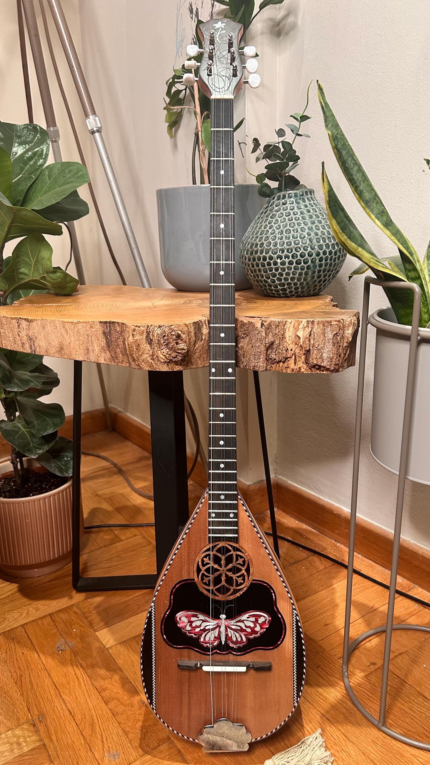 Professional Custom Tzouras ~ Greek traditional 6string Tzouras [ Handmade Tzouras ] ~ Rebetiko music instrument ~