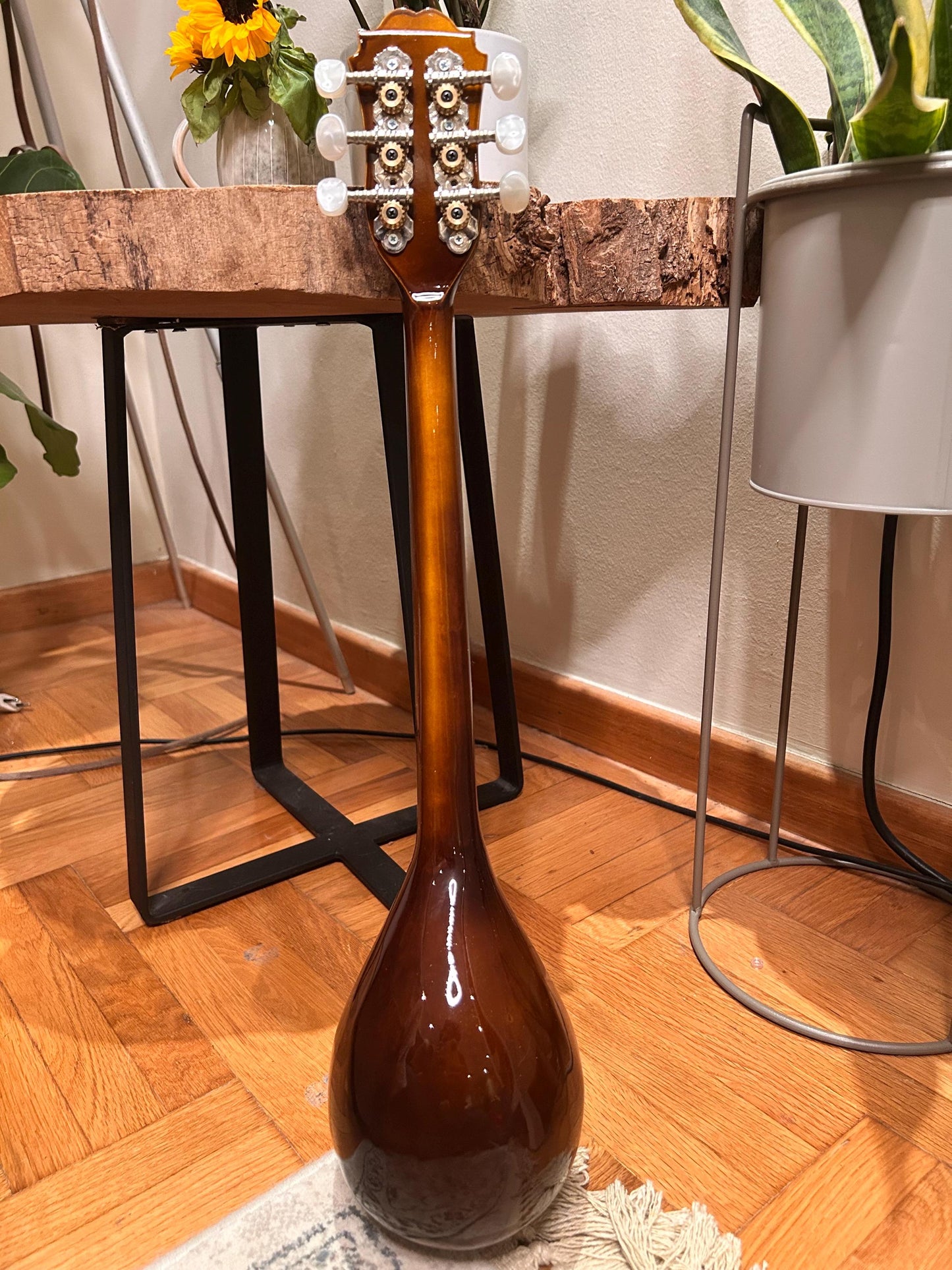 Premium Handmade 6-String Baglamas | Greek Traditional Music Instrument for Rebetiko Music
