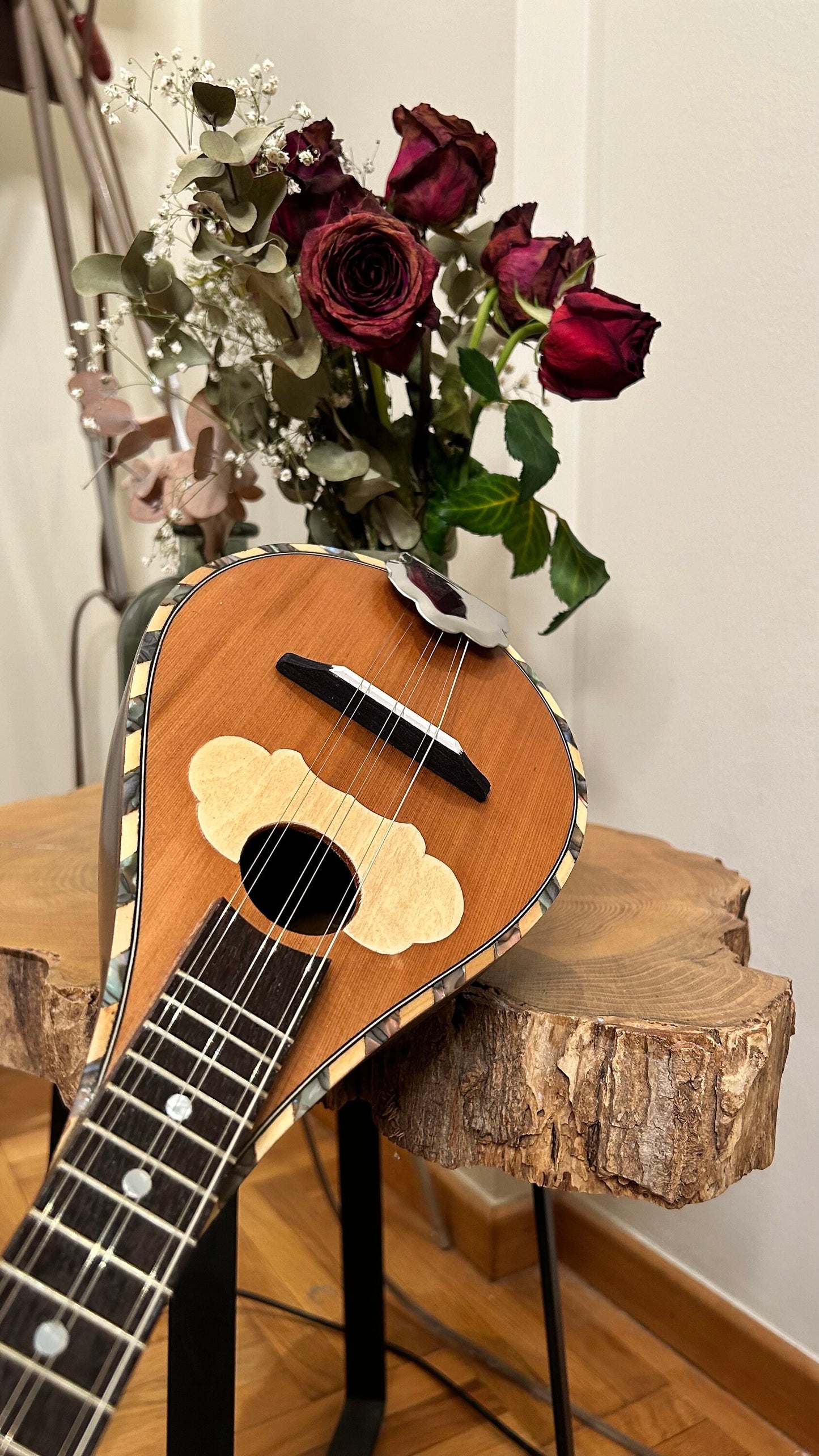 Tzouras ~ Greek traditional Music Instrument [ Handmade Tzouras ] ~ 6string Tzouras ~ Rebetiko music instrument ~