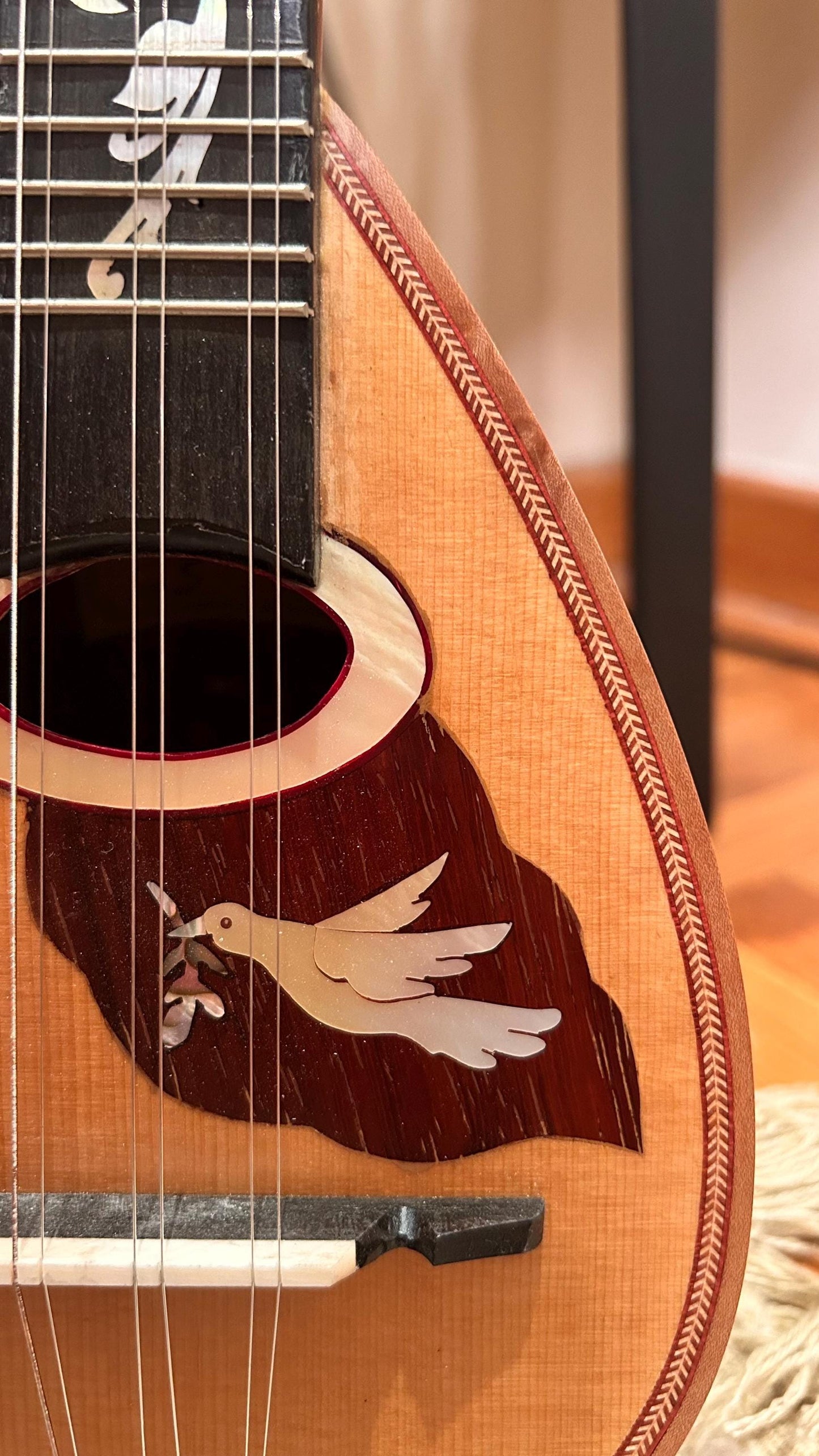 Professional Baglamas ~ [Handmade Custom Professional Baglamas] Greek traditional Music Instrument ~ 6string Baglamas ~ Rebetiko music ~