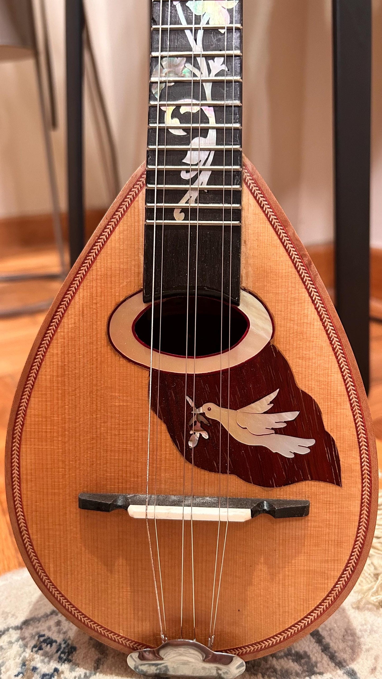 Professional Baglamas ~ [Handmade Custom Professional Baglamas] Greek traditional Music Instrument ~ 6string Baglamas ~ Rebetiko music ~