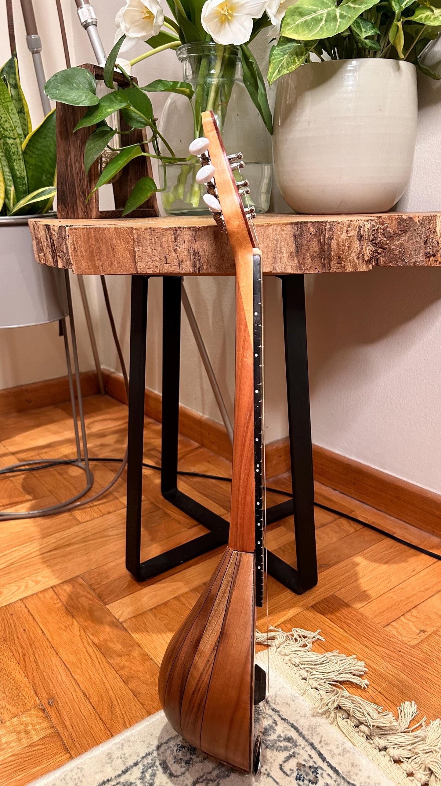 Professional Baglamas ~ [Handmade Custom Professional Baglamas] Greek traditional Music Instrument ~ 6string Baglamas ~ Rebetiko music ~