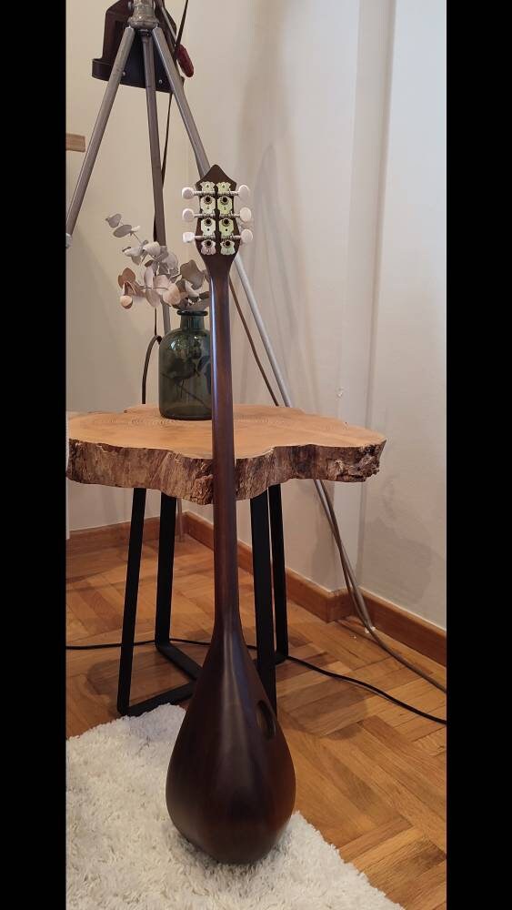 Custom Tzouras , Bulgari lookalike / Side Soundhole ~ Greek traditional Music Instrument [ Handmade Tzouras ] ~ Rebetiko music instrument ~