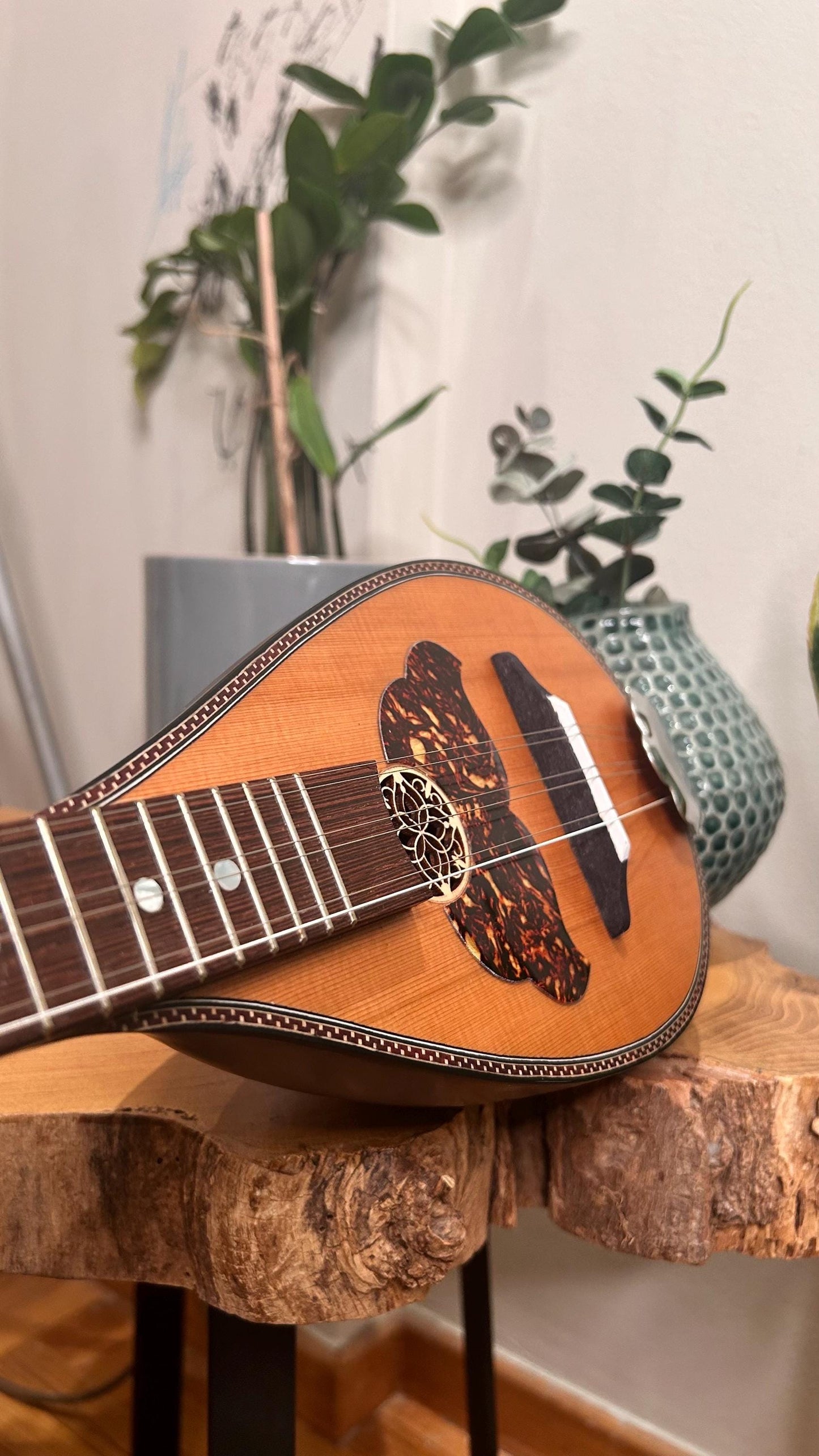 Tzouras ~ Greek traditional Music Instrument [ Handmade Tzouras ] ~ 6string Tzouras ~ Rebetiko music instrument ~