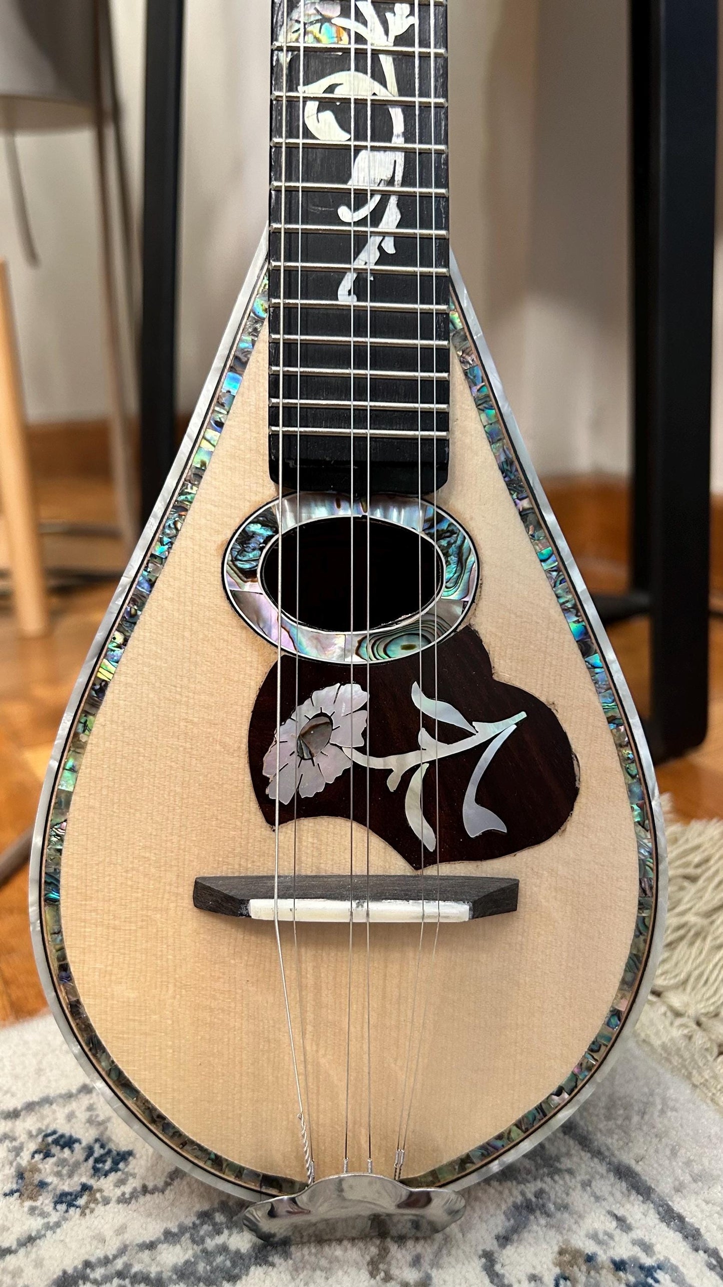 Professional Baglamas ~ [Handmade Custom Professional Baglamas] Greek traditional Music Instrument ~ 6string Baglamas ~ Rebetiko music ~