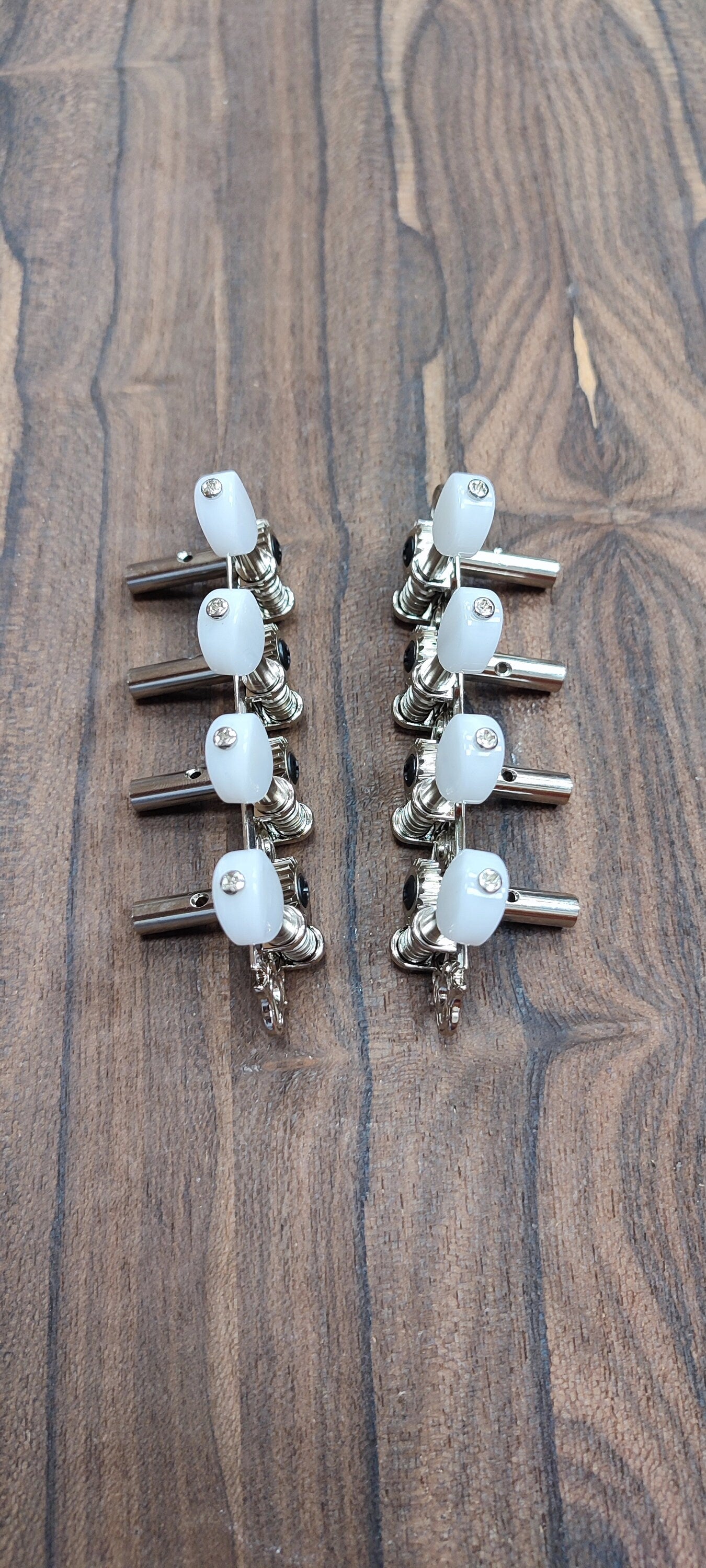 Bouzouki machine heads ~ Professional 8string Bouzouki tuners ~ Nickel Colour & White Pearl Button