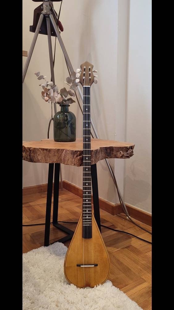 Custom Tzouras , Bulgari lookalike / Side Soundhole ~ Greek traditional Music Instrument [ Handmade Tzouras ] ~ Rebetiko music instrument ~
